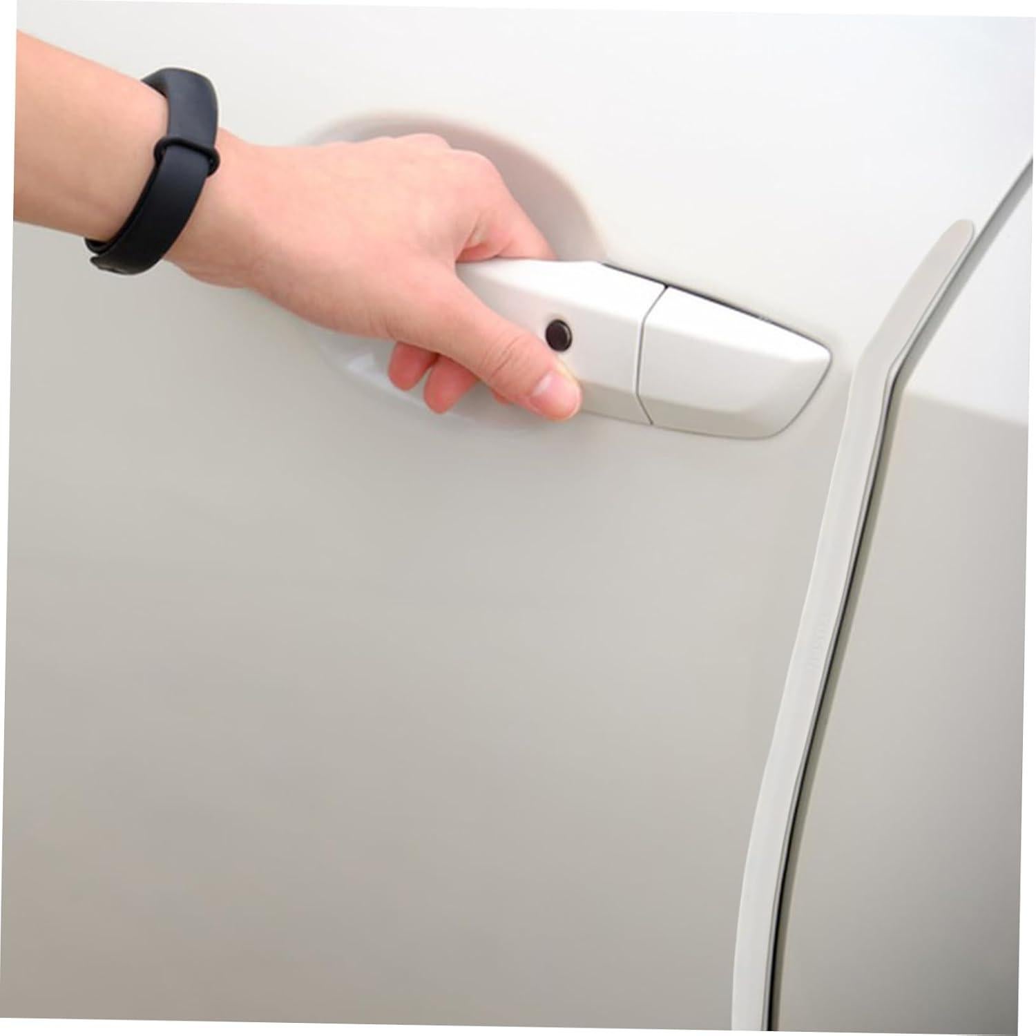 Cabilock Protector Adhesivo de Tira de Colisión para Puertas de Coche - 2 Pcs