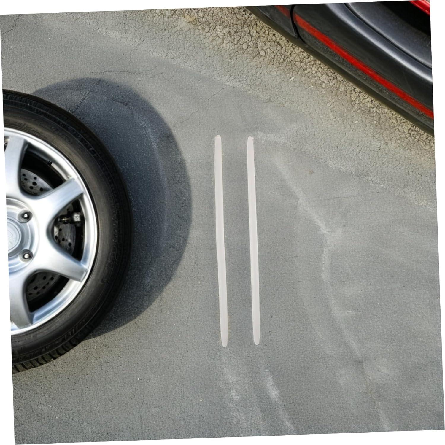 Tira de Colisión de Silicona SEWOART 40cm Blanca 2pcs