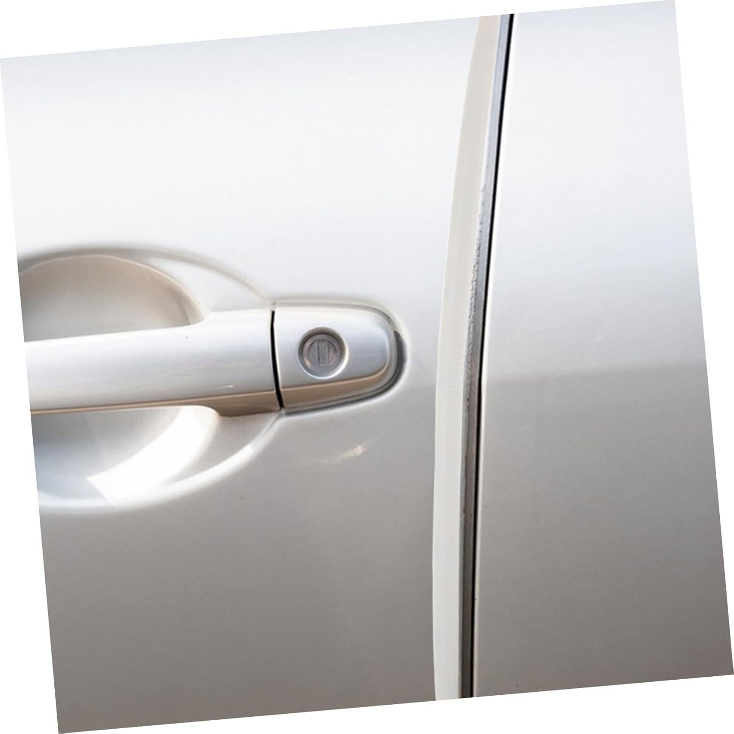 Tira de Colisión de Silicona SEWOART 40cm Blanca 2pcs