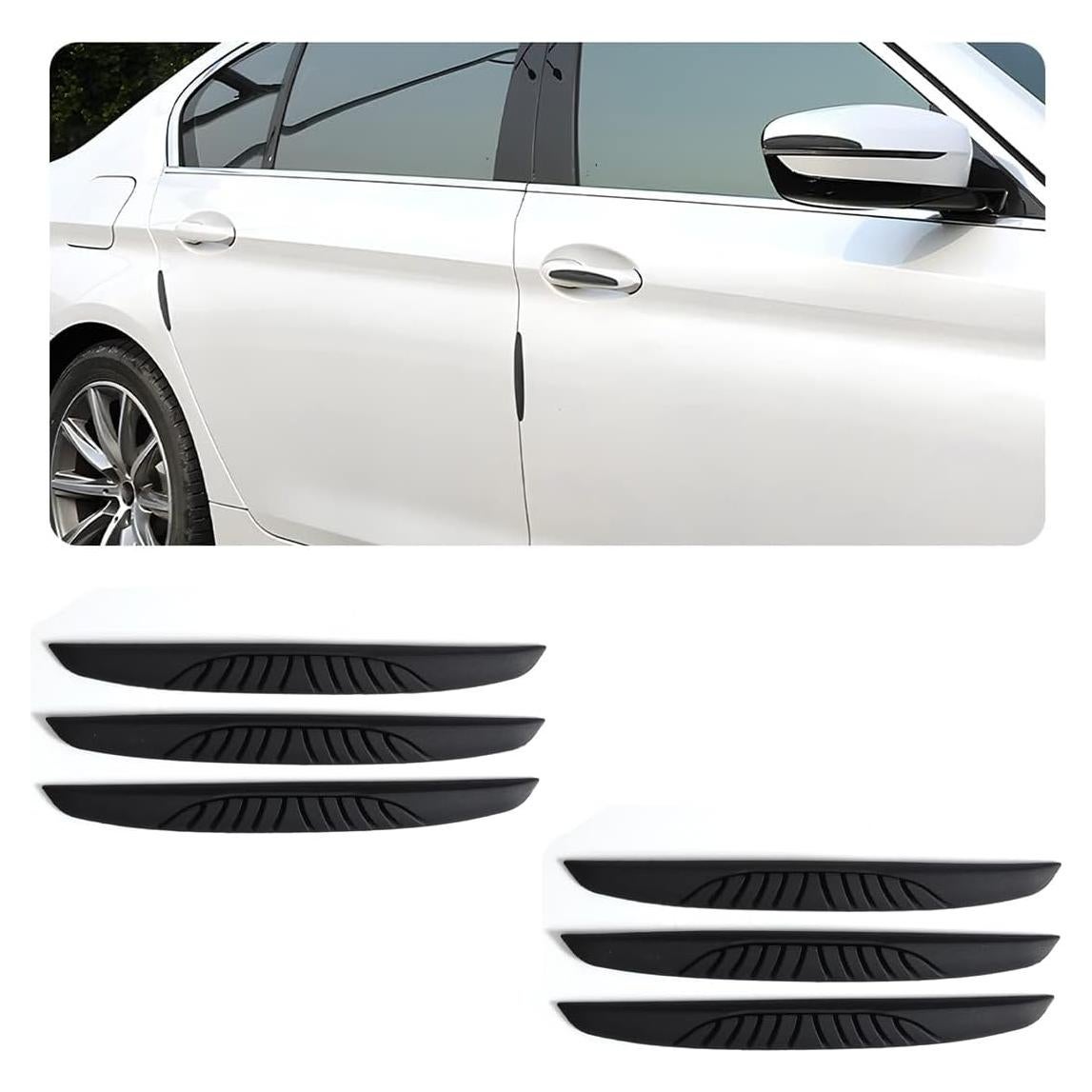 6 Protectores de Puerta de Coche KoovDem para Ford Mustang 2024-2025