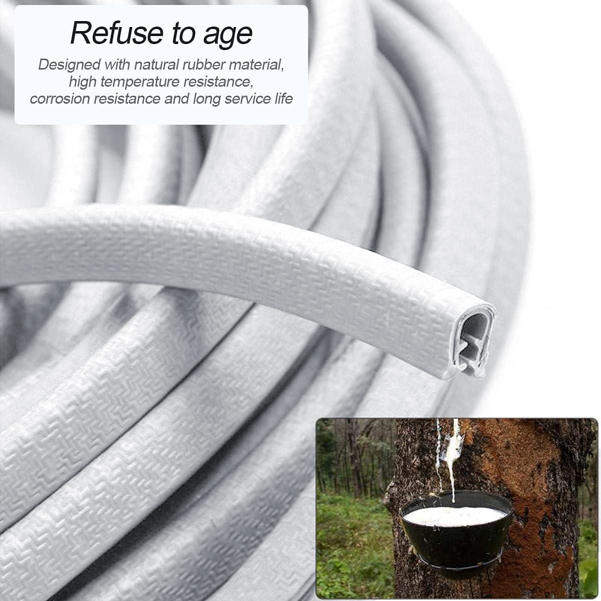 Protector de Bisel de Puerta de Coche BLAU GRUN 3.05m Blanco