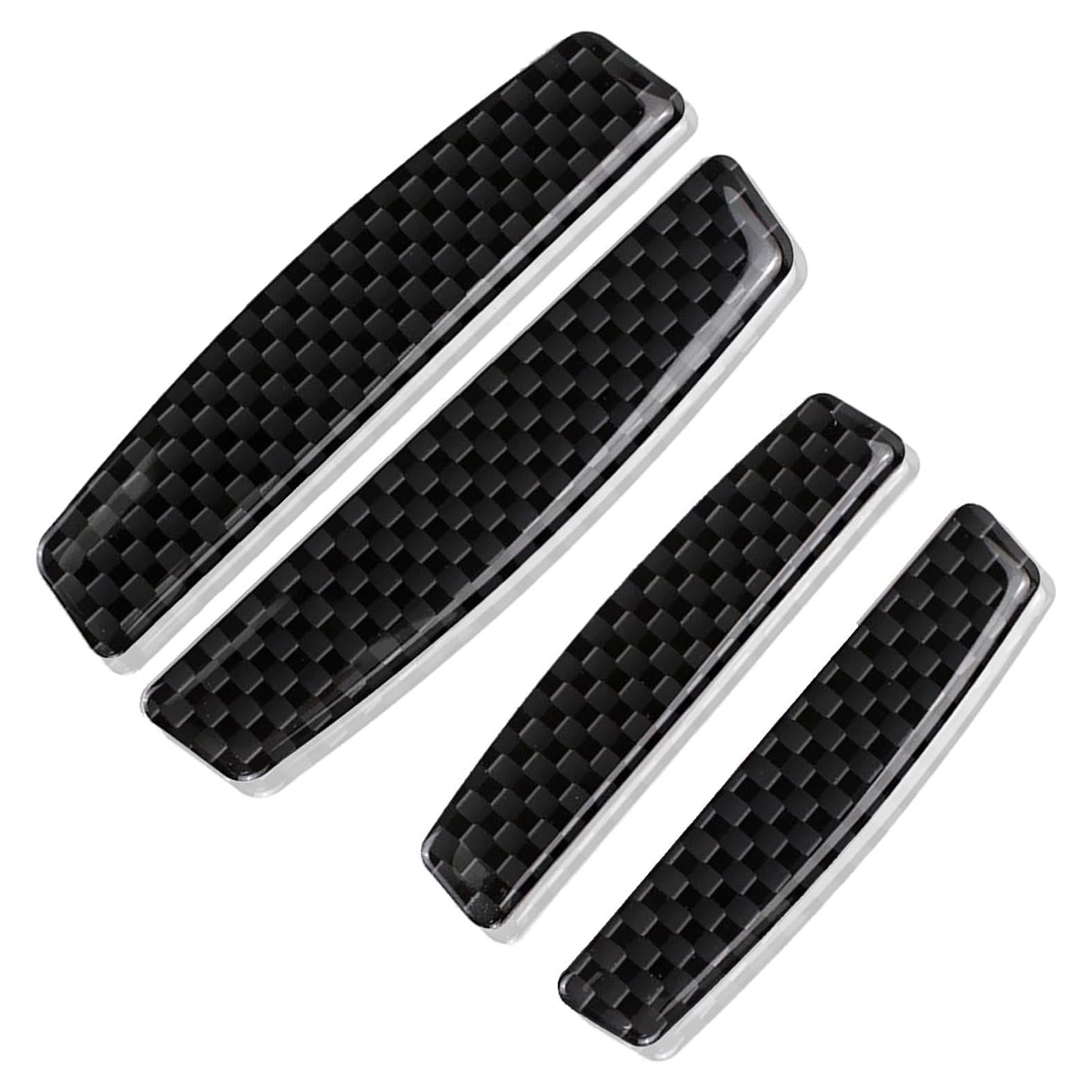 4 Piezas Protector de Bisel de Puerta Luminuti Universal Negro
