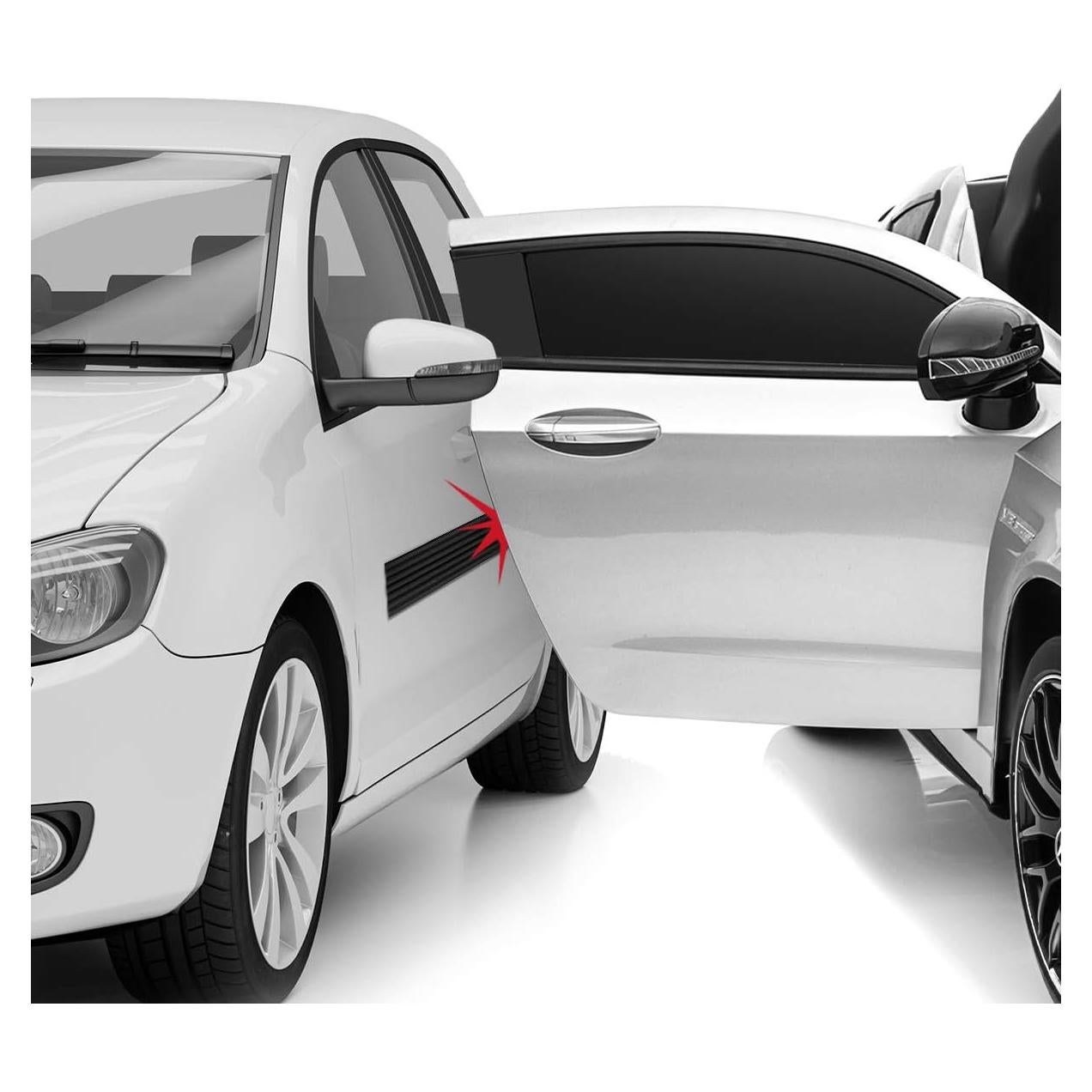 Protector de Puerta de Coche Magnético 2m Negro XCELLENT