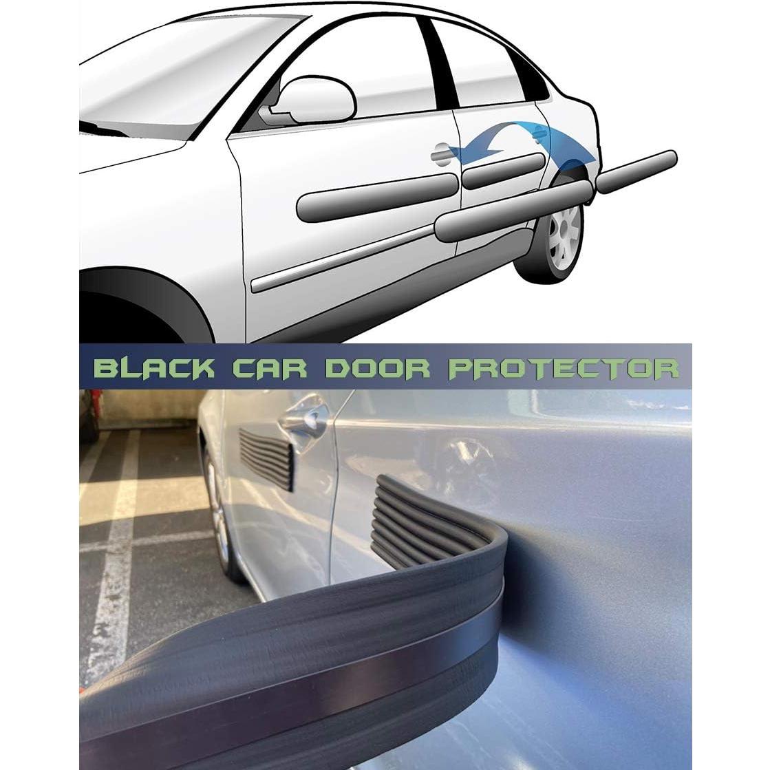 Protector de Puerta de Coche Magnético 2m Negro XCELLENT