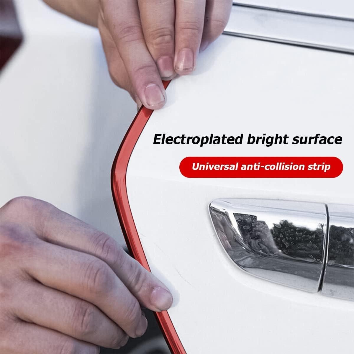 Protector de Bordes de Puerta de Coche Blilo 5M Rojo Universal