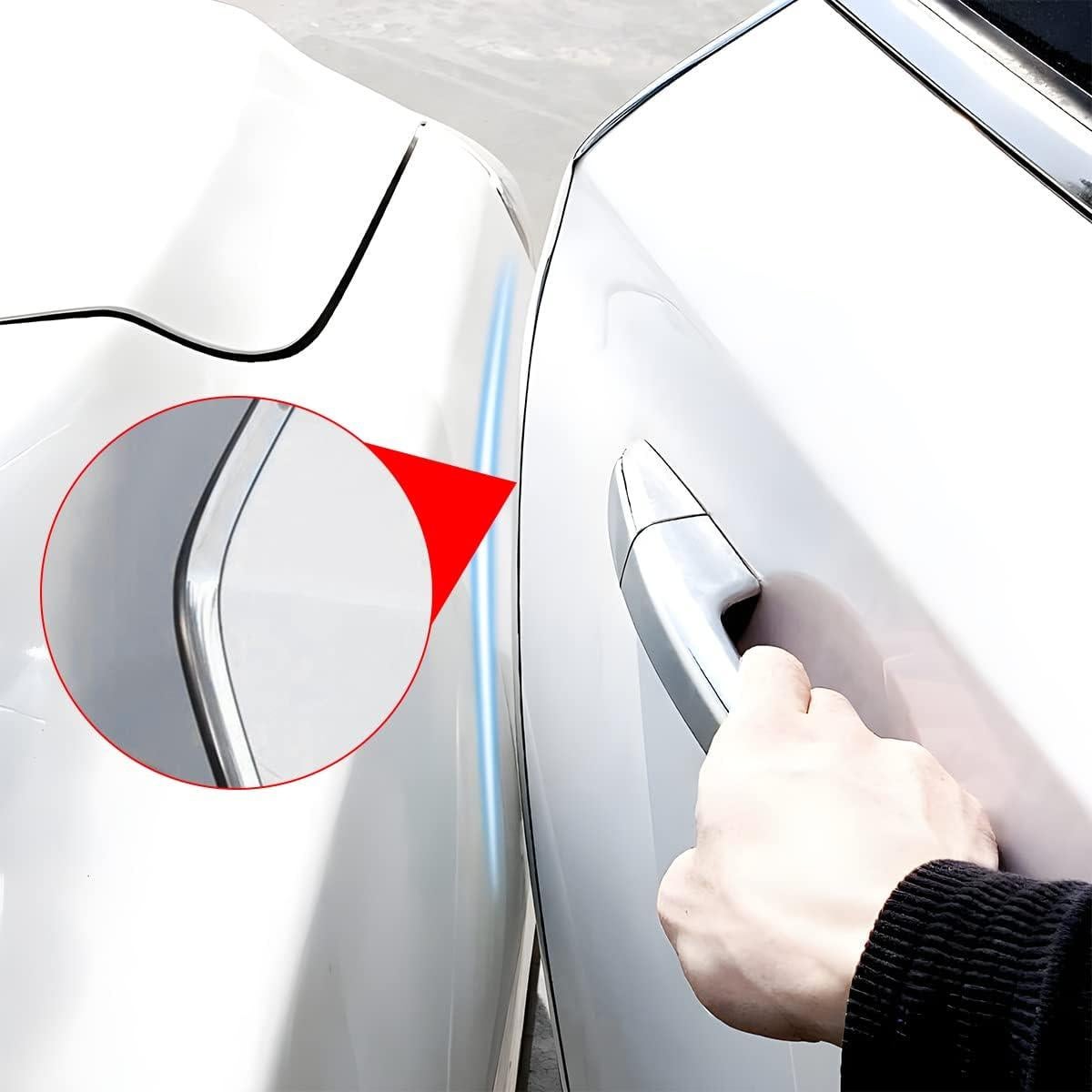 Protector de Bordes de Puerta de Coche Blilo 5M Rojo Universal