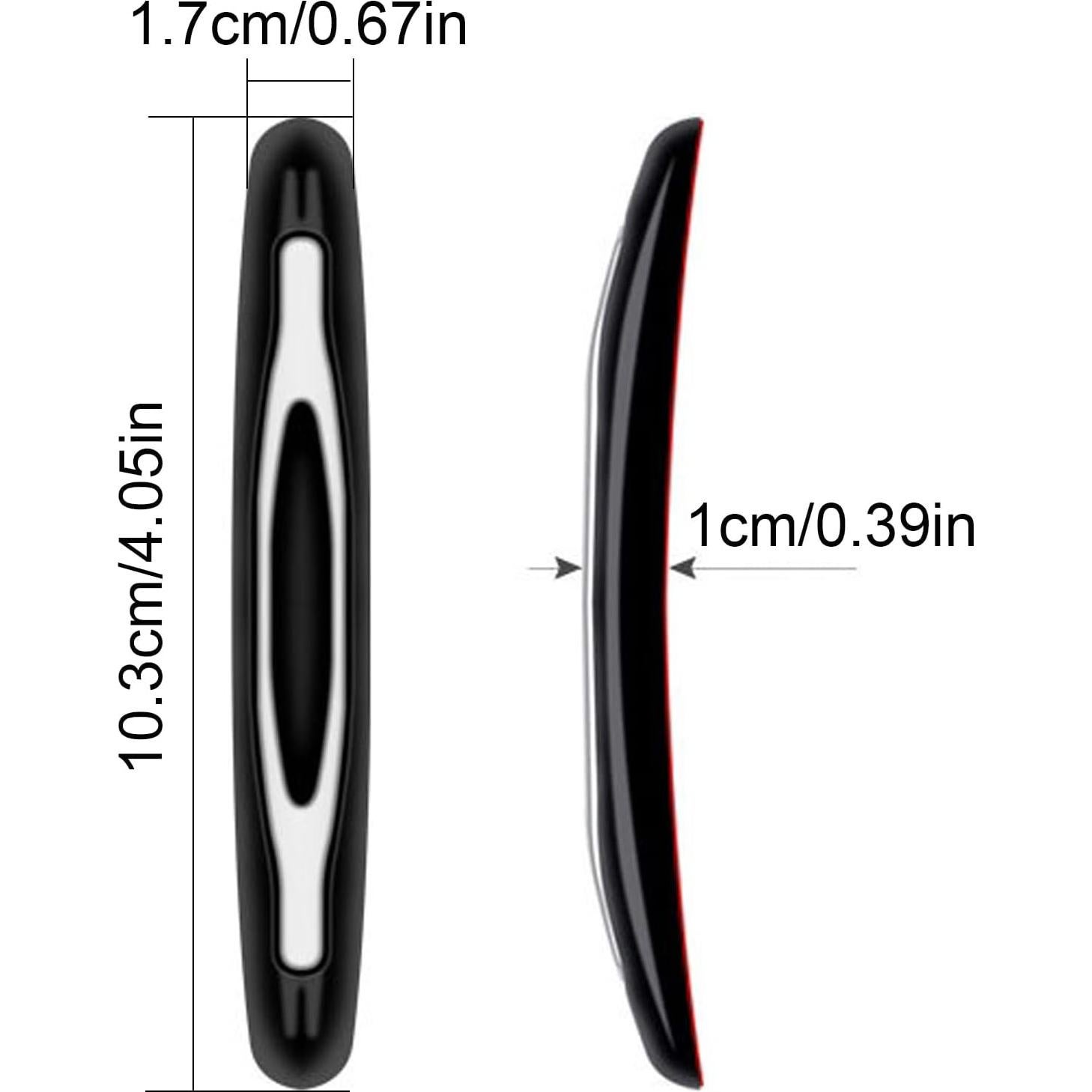 4 Protectores de Bordes de Puerta de Coche Vahinix Blanco