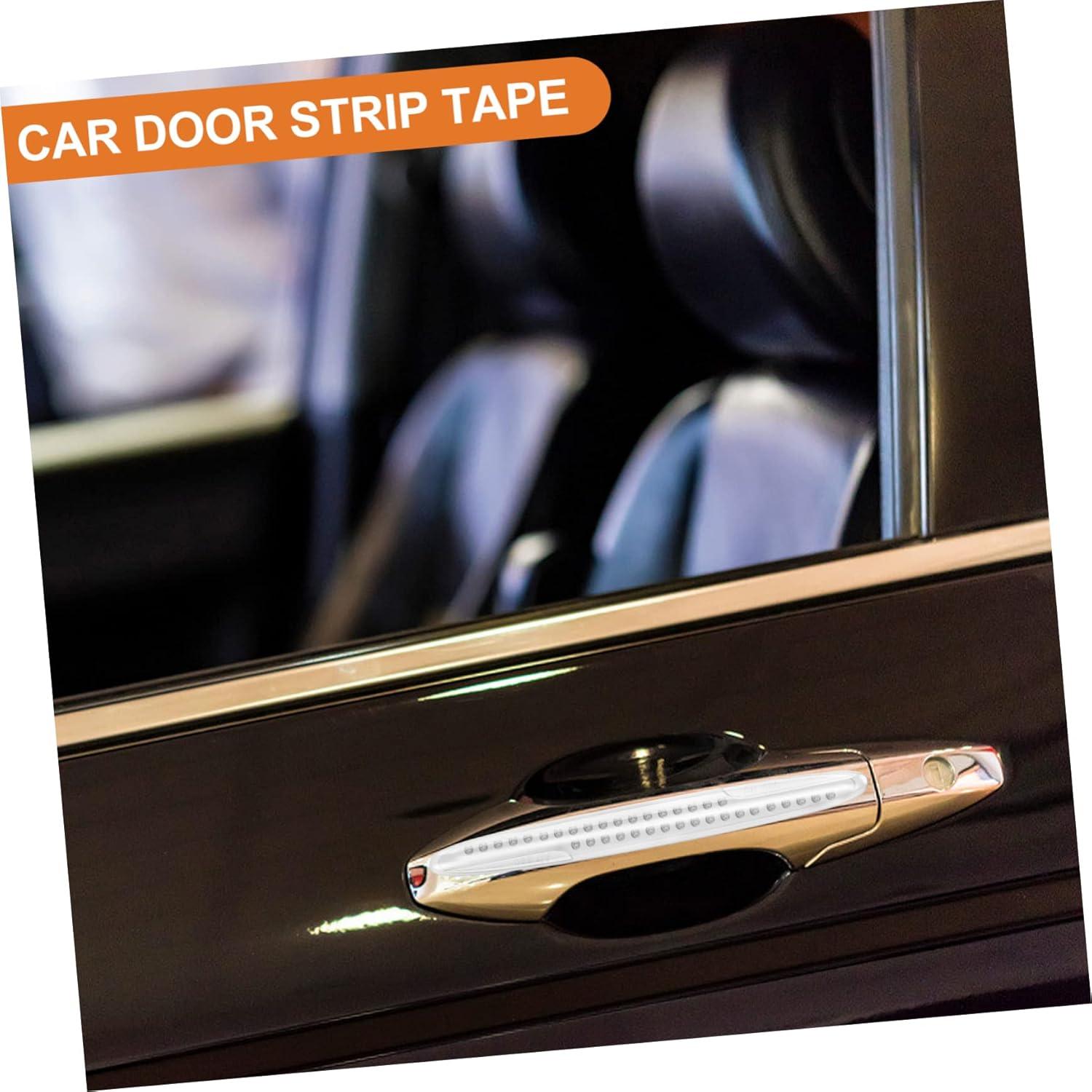 4 Protectores Transparentes para Puertas de Auto FOYTOKI 15x1.8cm