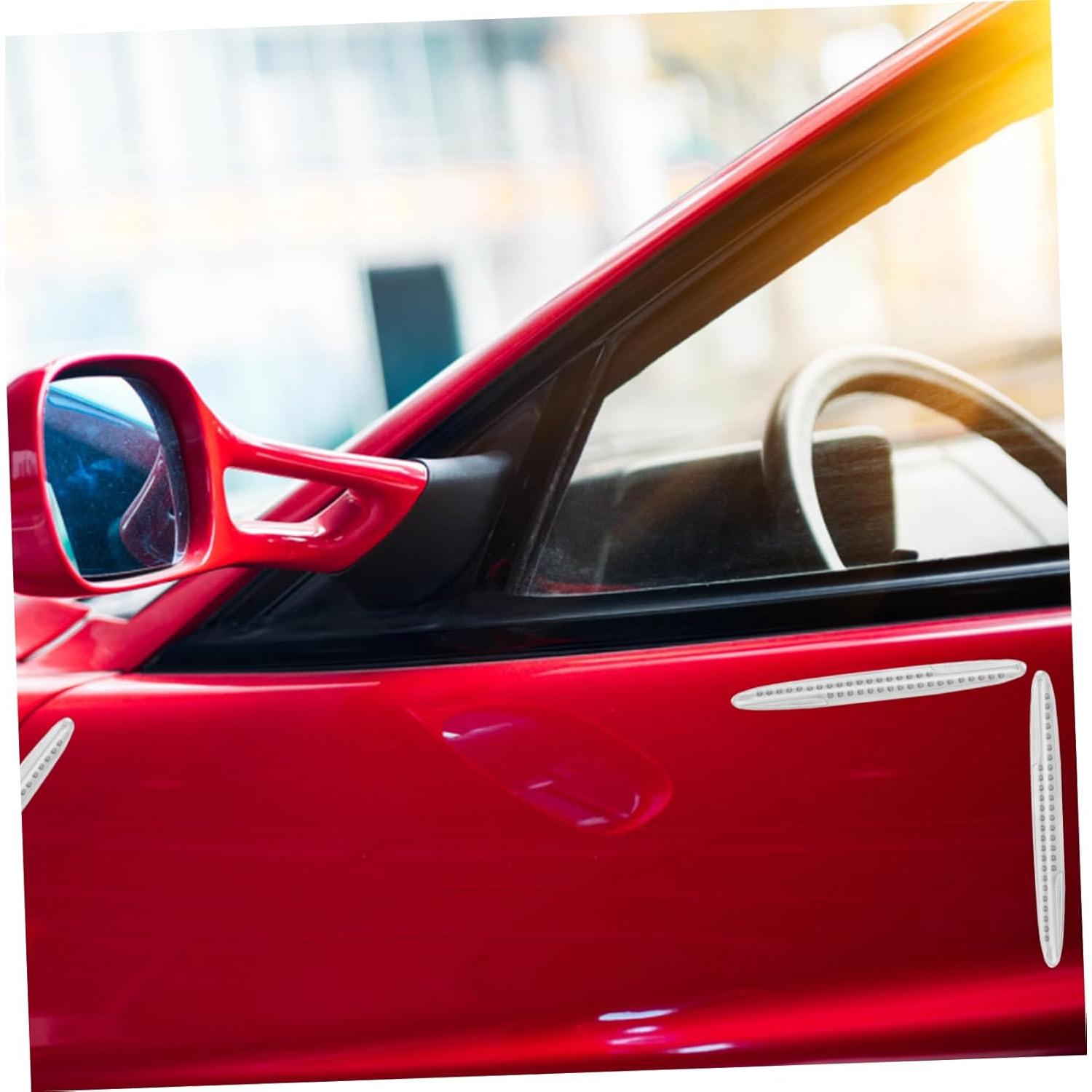 4 Protectores Transparentes para Puertas de Auto FOYTOKI 15x1.8cm