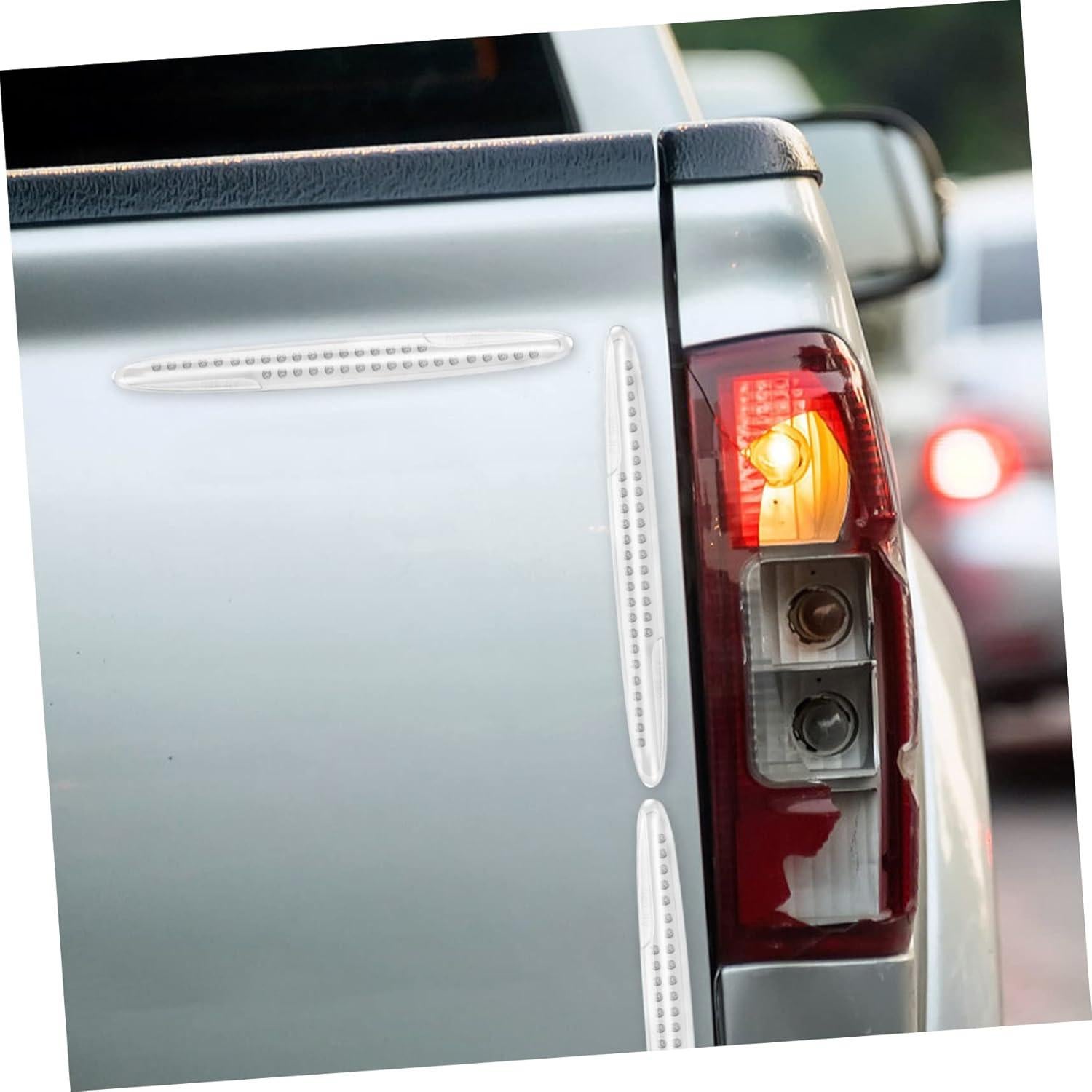 4 Protectores Transparentes para Puertas de Auto FOYTOKI 15x1.8cm