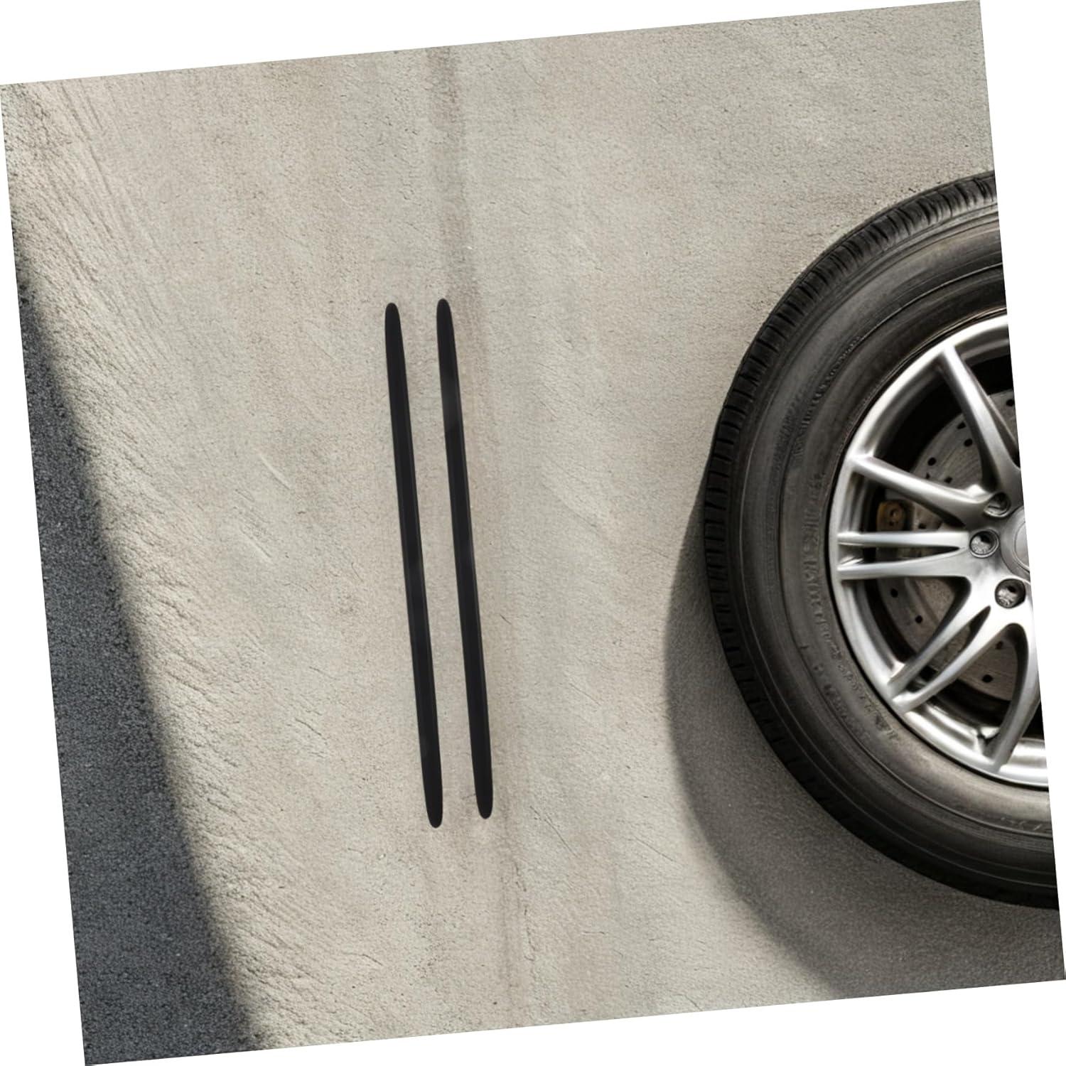 Tiras Protectores de Puerta de Coche CHILDWEET 2 Pcs Silicona Negra