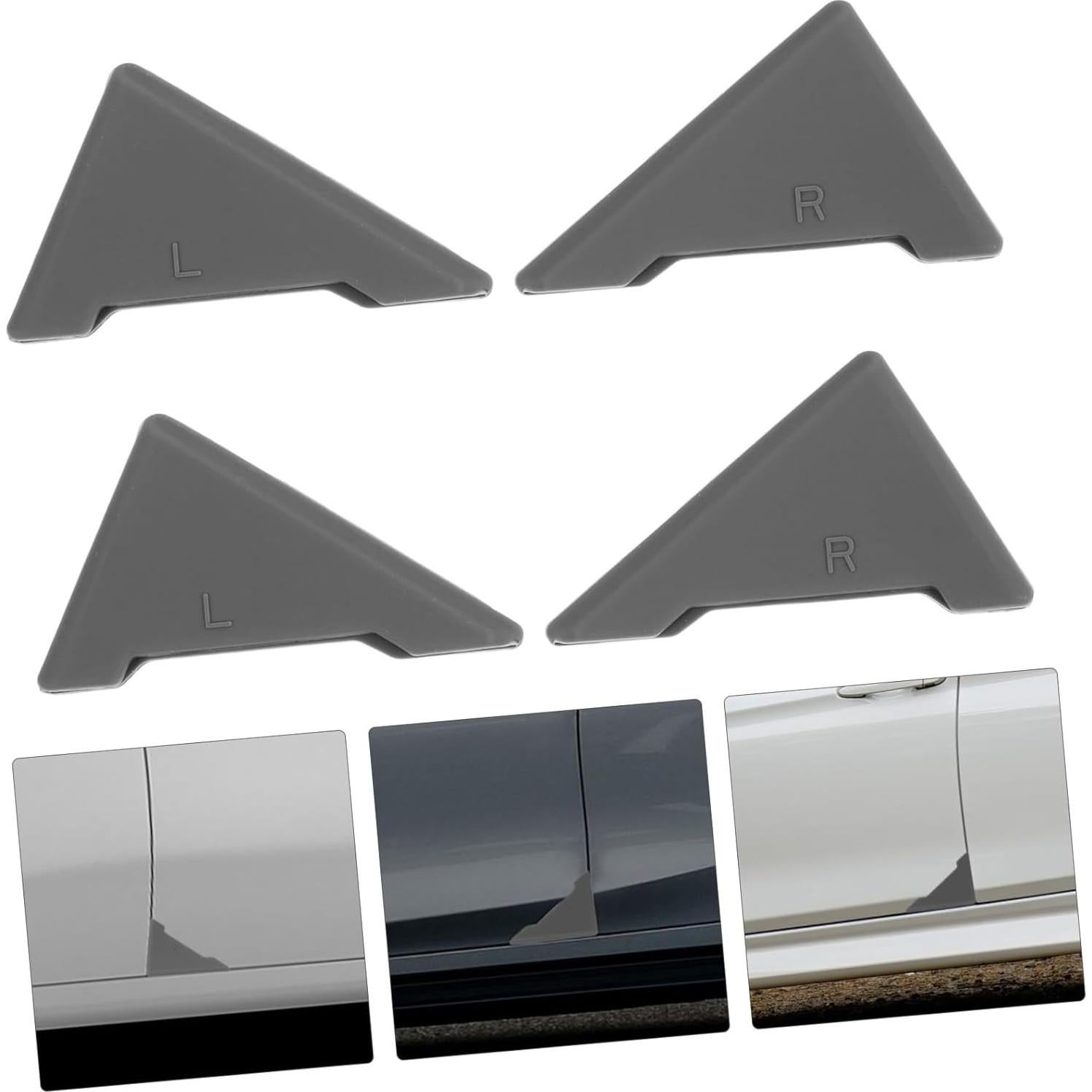 Garneck Protector de Borde de Puerta de Coche Silicona 6 Pcs