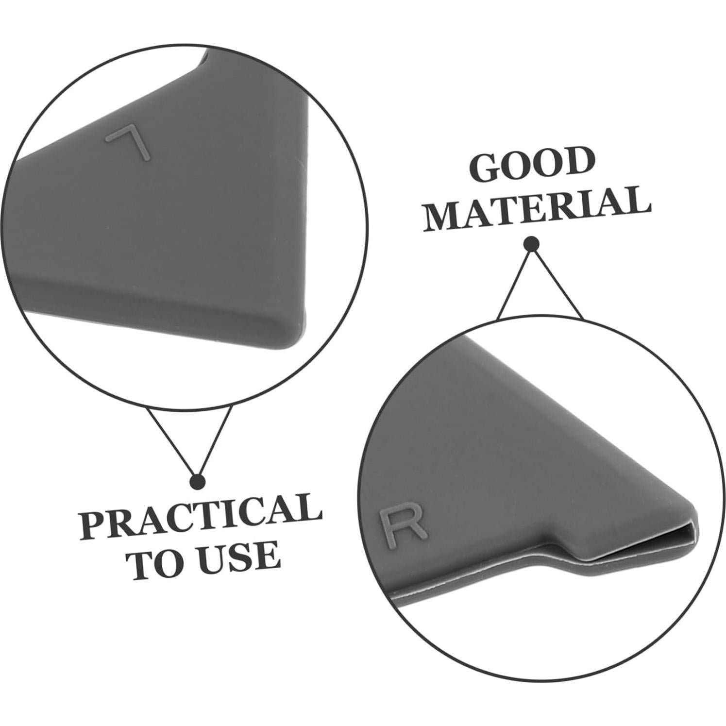 Garneck Protector de Borde de Puerta de Coche Silicona 6 Pcs