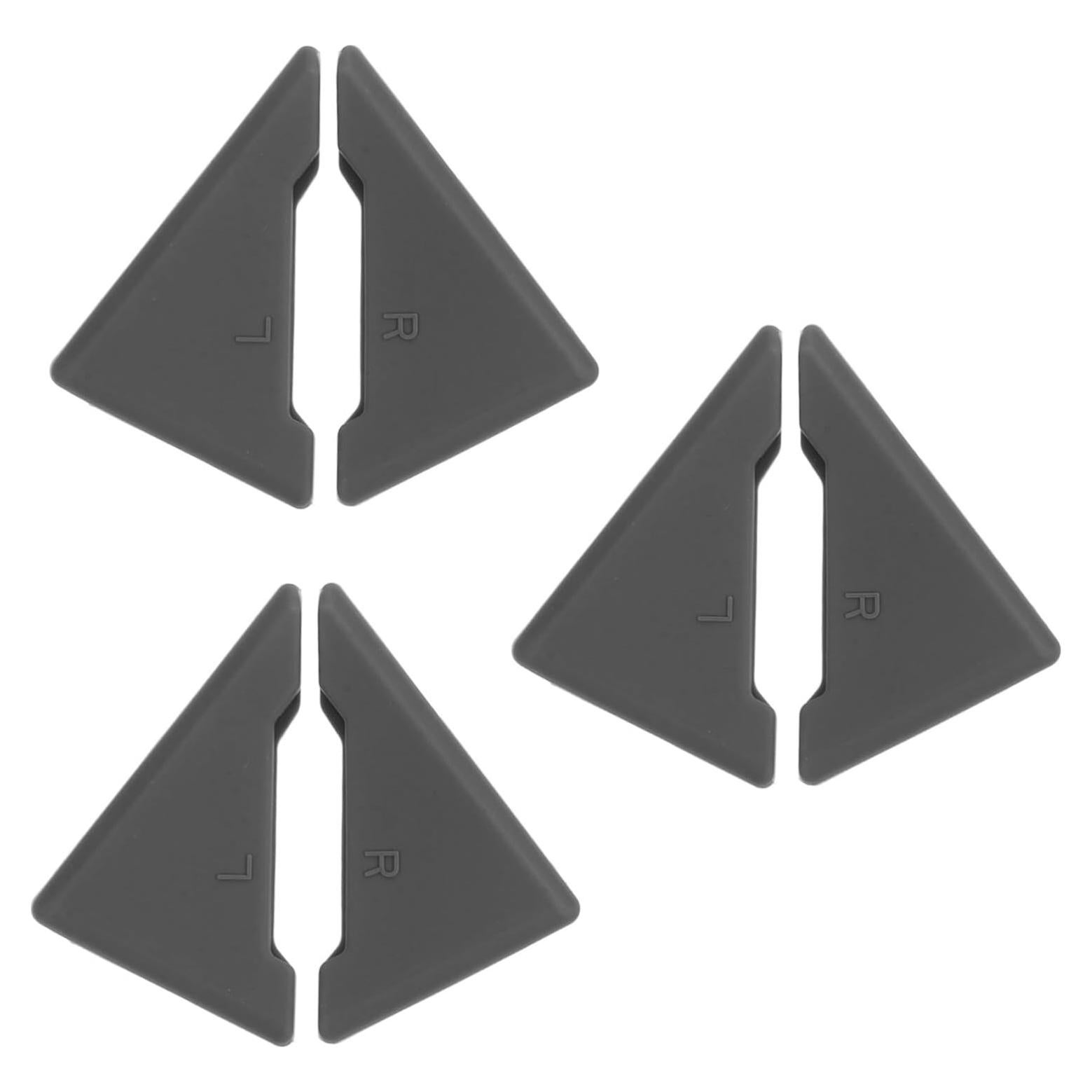 VOSAREA Protector de Esquinas de Puerta de Coche Silicona 6pcs