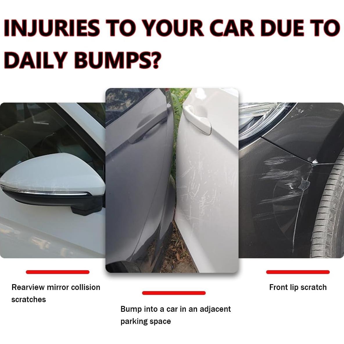 4 Protectores de Bordes de Puerta Bittwee, Silicona Gris 41cm