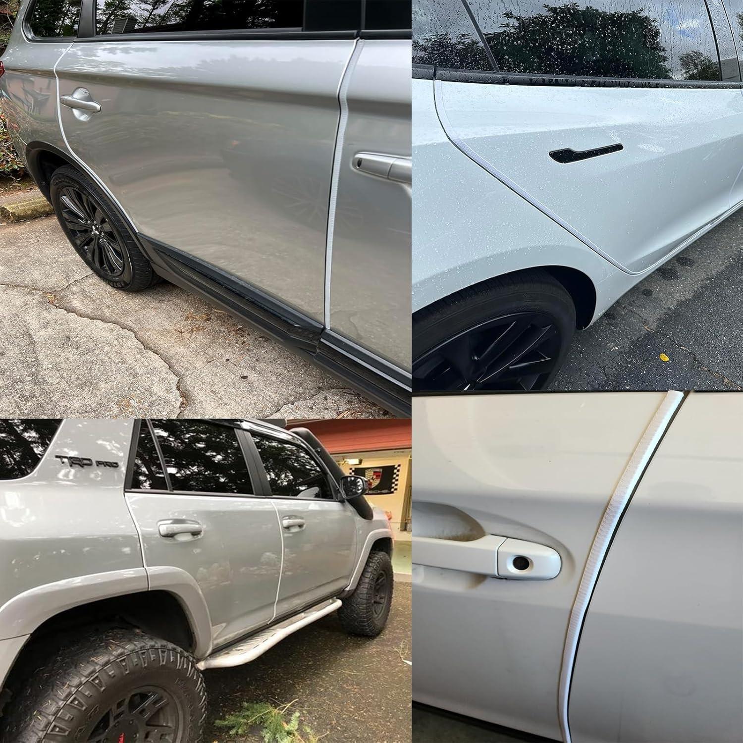 Protector de Bordes de Puerta de Coche Winfort 5M Goma Blanco