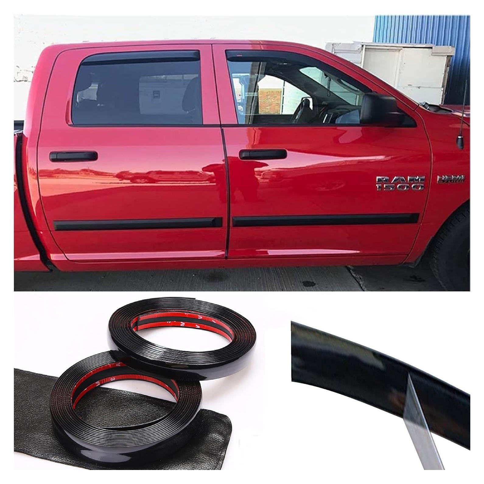 Tira de Moldura Autoadhesiva Shine & Bright 2.44m Negro Brillante