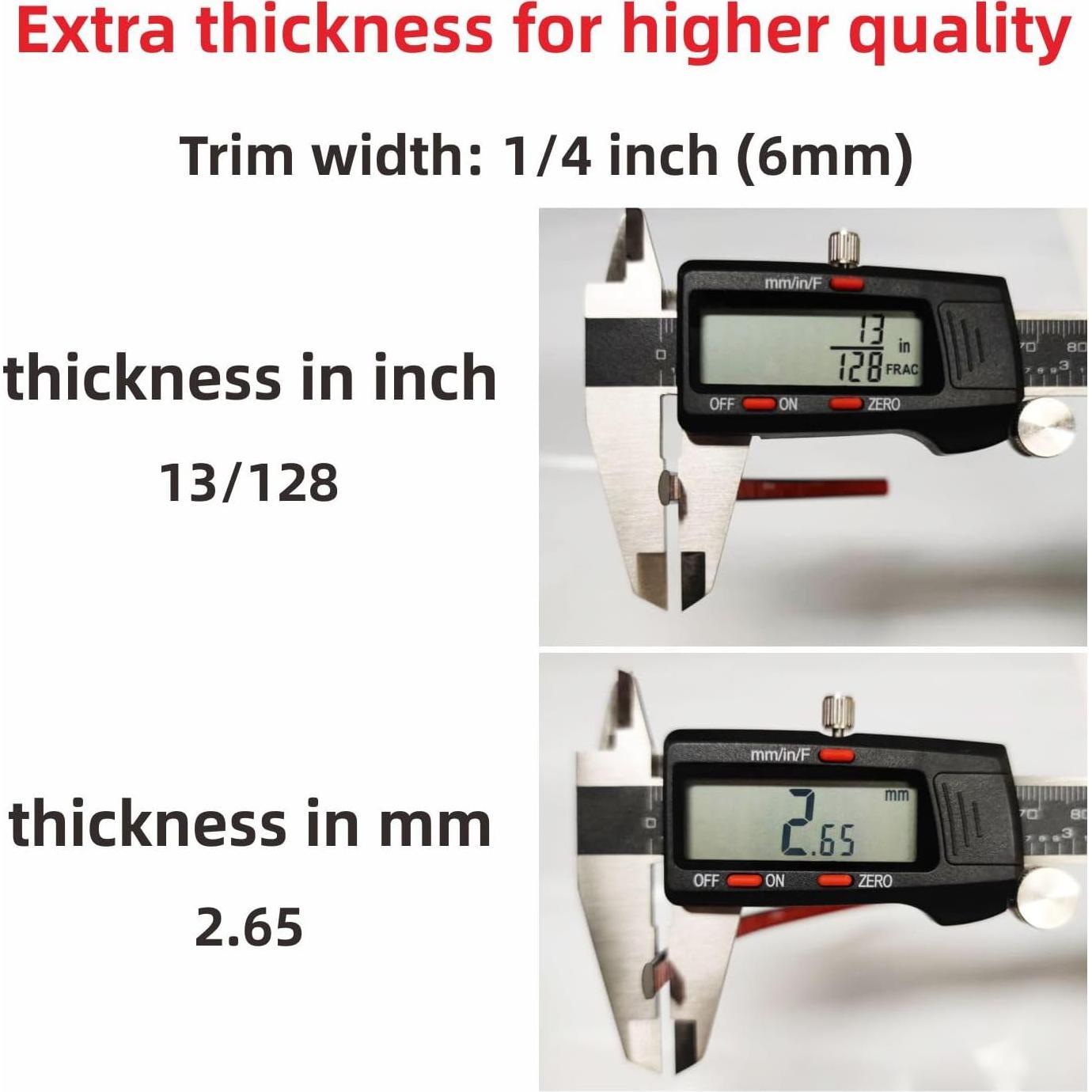 Moldura Automática Universal NANSH 4.88m Negro Brillante