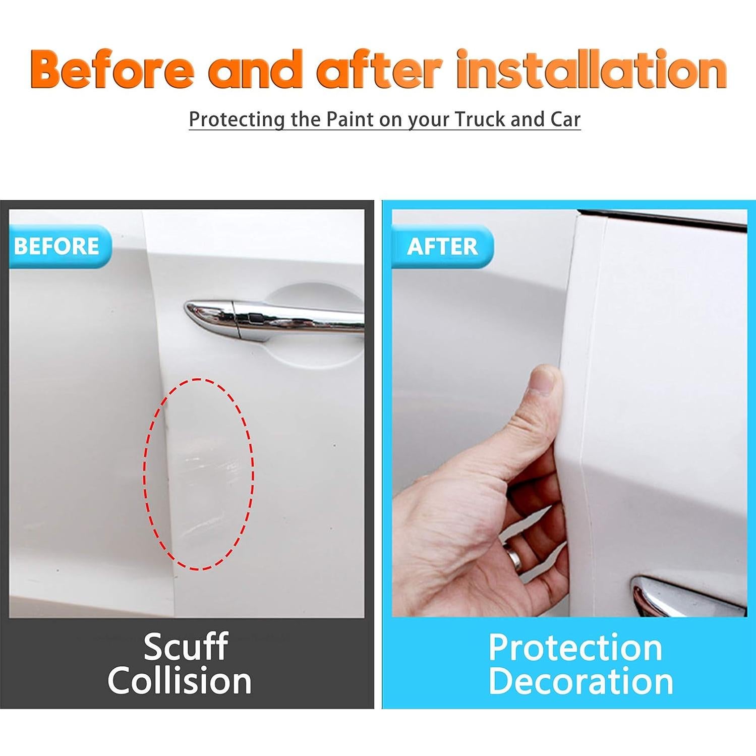 Cinta Adhesiva Protector de Borde de Puerta MYFAMIREA 10.06m