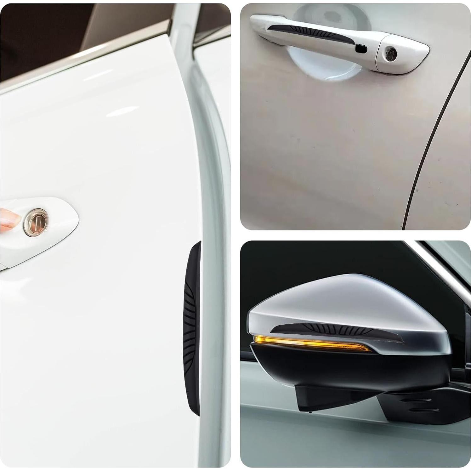 6 Protectores de Borde de Puerta de Silicona para Honda Civic 2022-2024