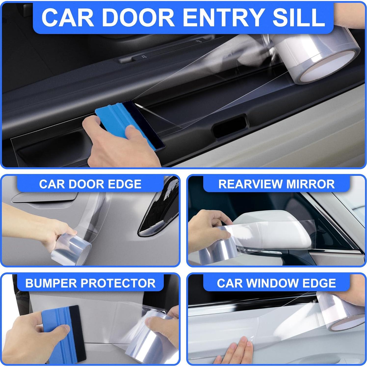 Protección de Borde de Puerta Arespark 7.62cm x 9.14m PVC