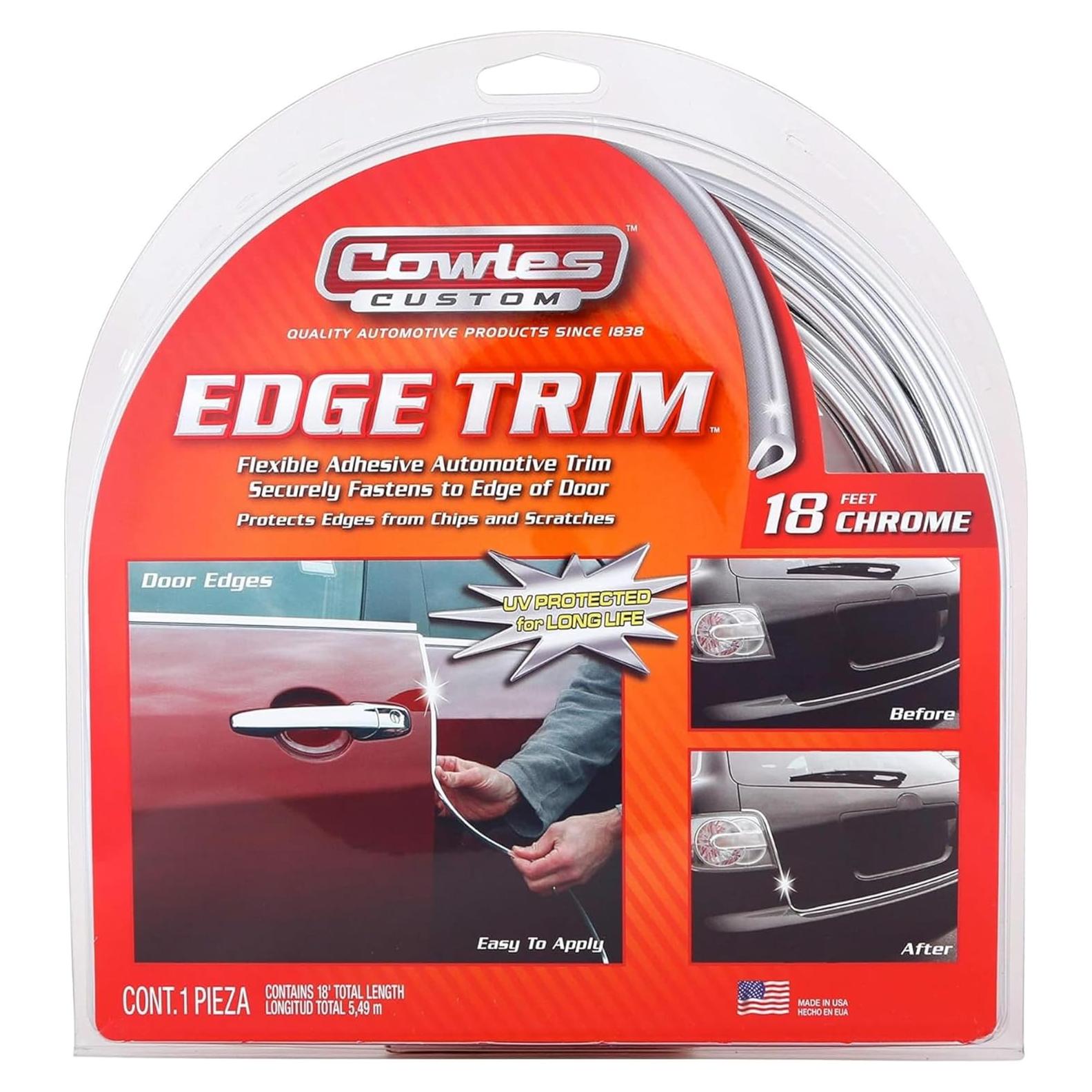 Protector de Bisel de Puerta Cowles 5.49m Cromo Universal