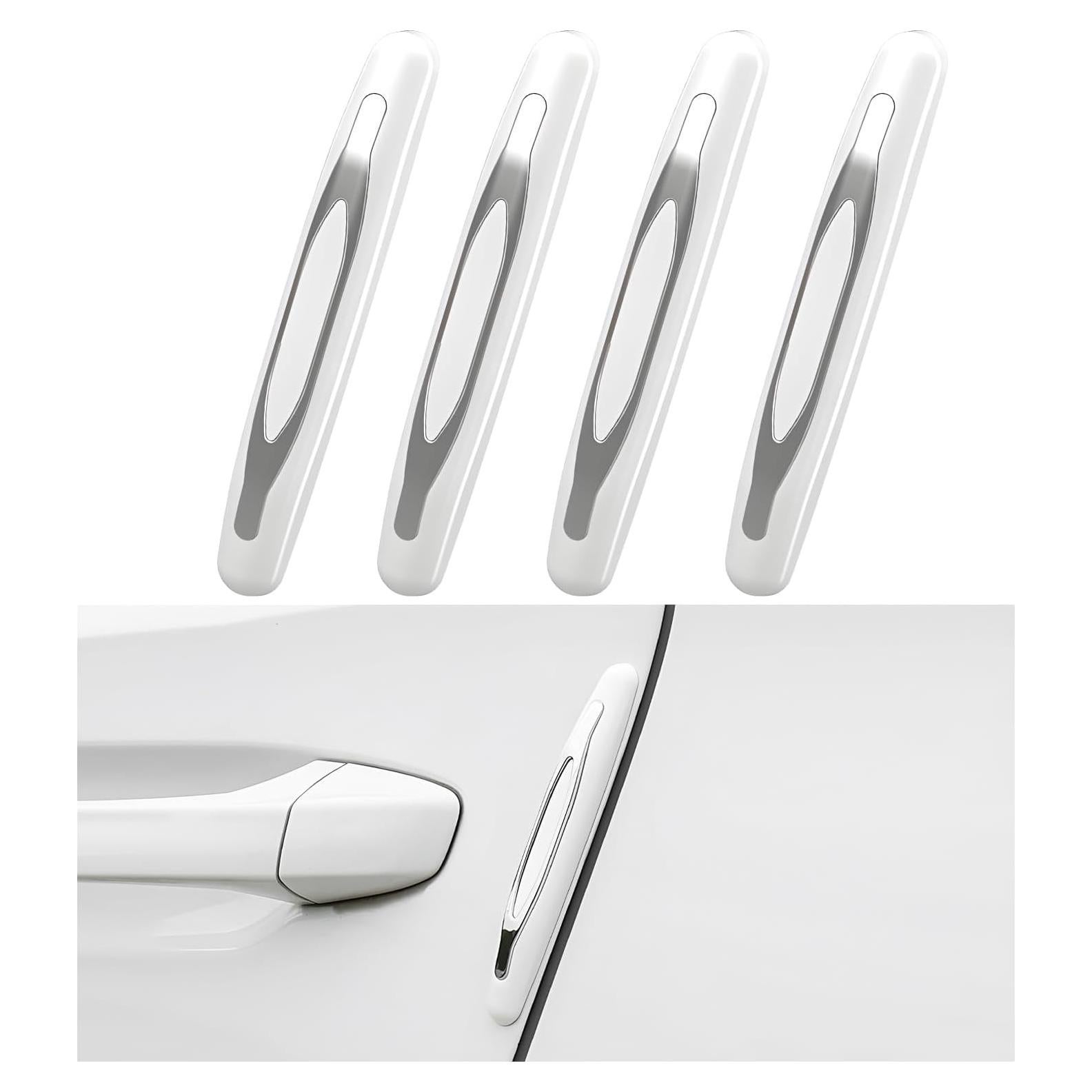 4 Protectores de Bordes de Puertas de Coche DXNQ - Blanco