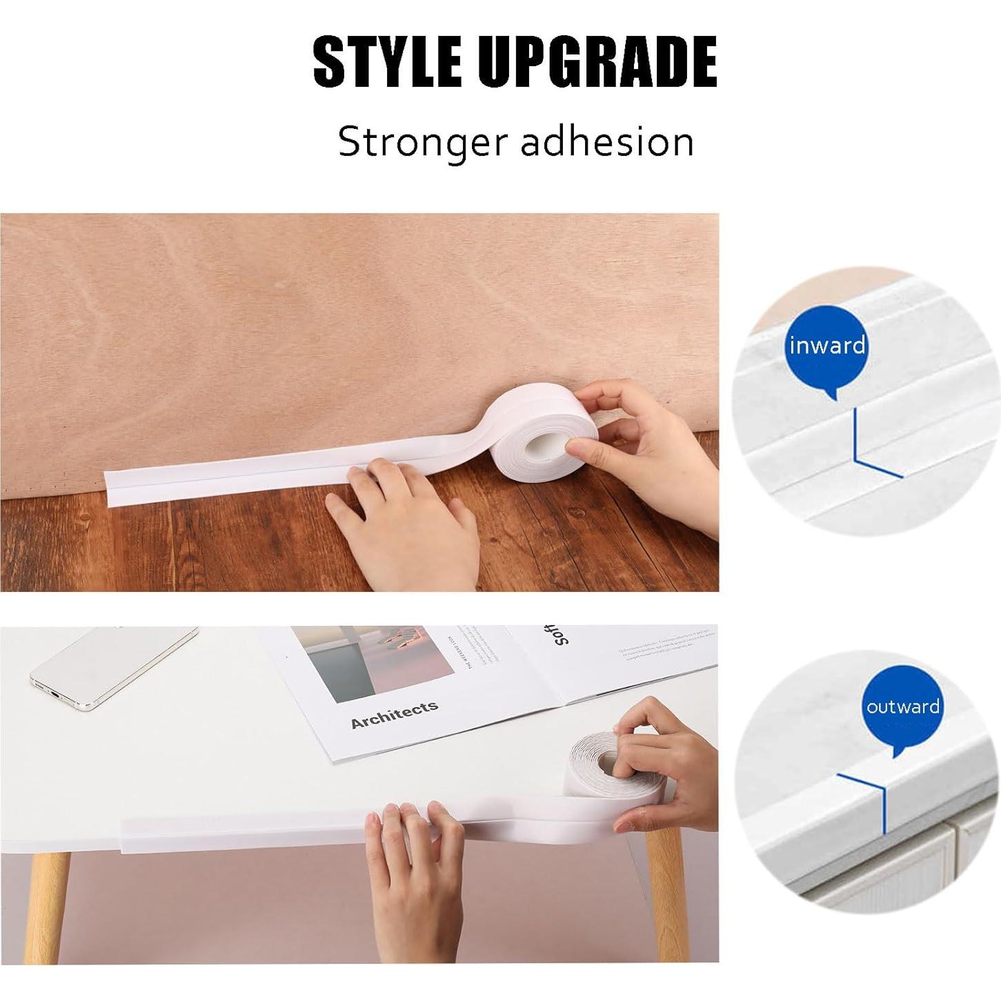 Cinta de Calafateo Autoadhesiva Blanca Effectlife 14x7cm