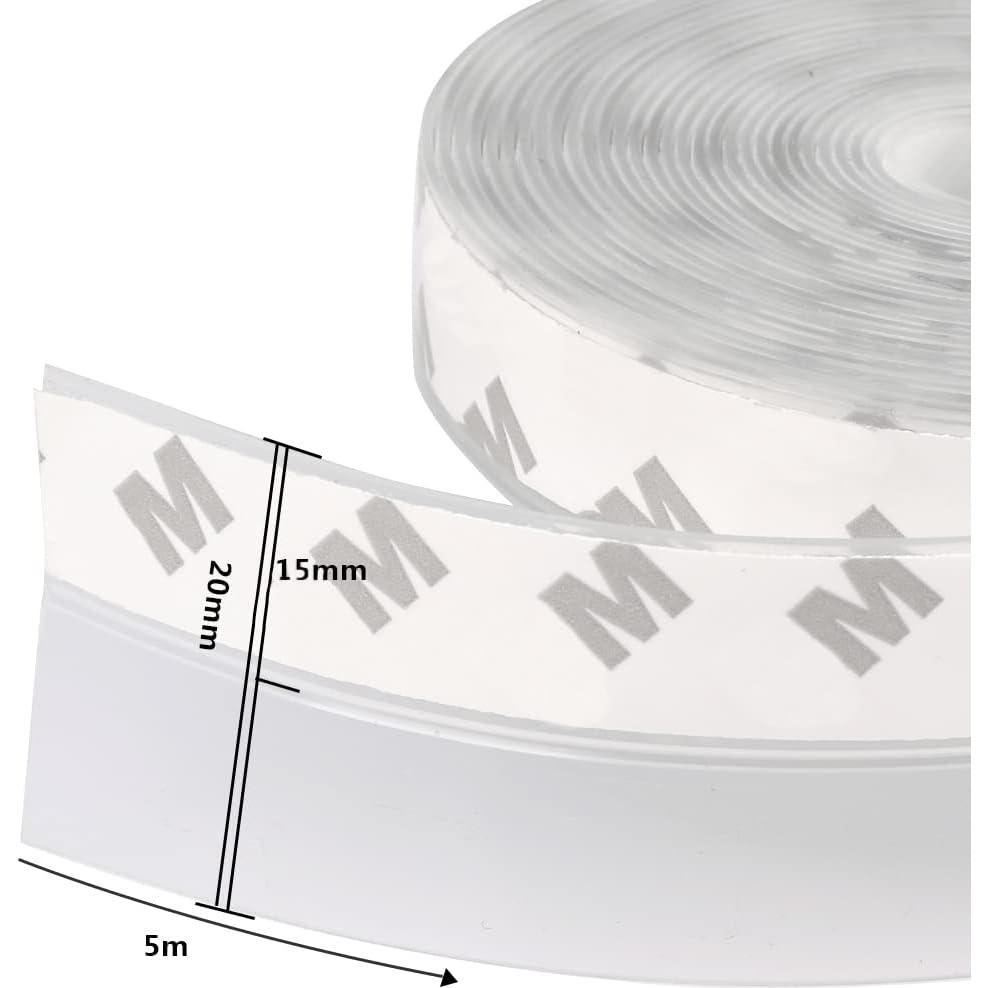 Tira de Sellado de Silicona Transparente FOCCTS 5M 35mm