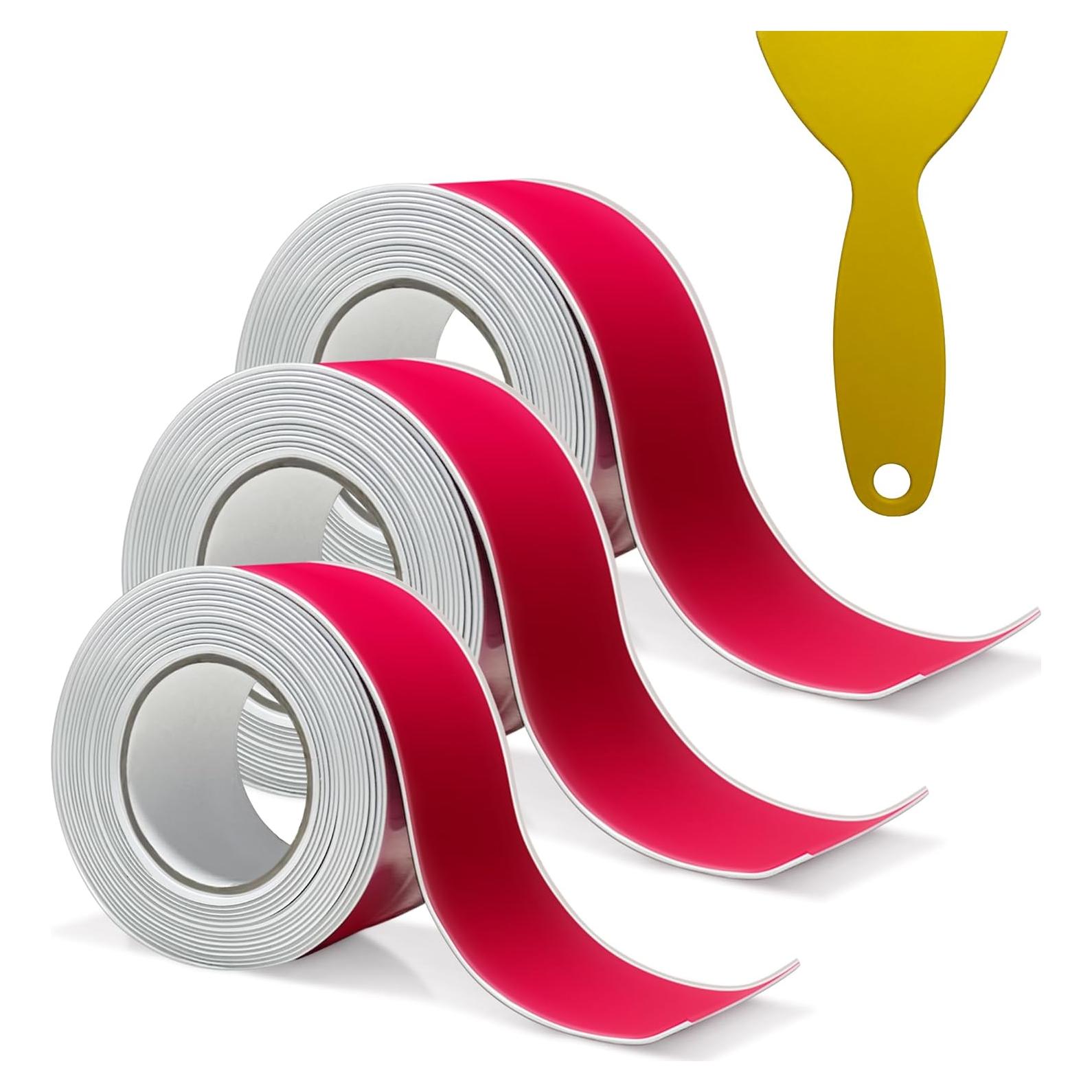 Cinta de Calafateo Autoadhesiva Blanca WHXS 3 Rollos 3.81cm