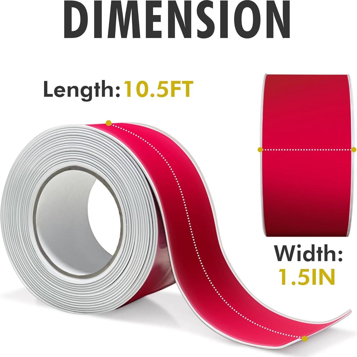 Cinta de Calafateo Autoadhesiva Blanca WHXS 3 Rollos 3.81cm