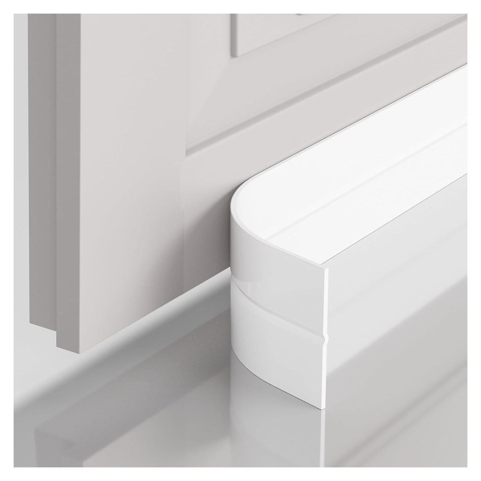 Sello de Puerta con Burlete Ginchain 6.1m Silicona Blanca