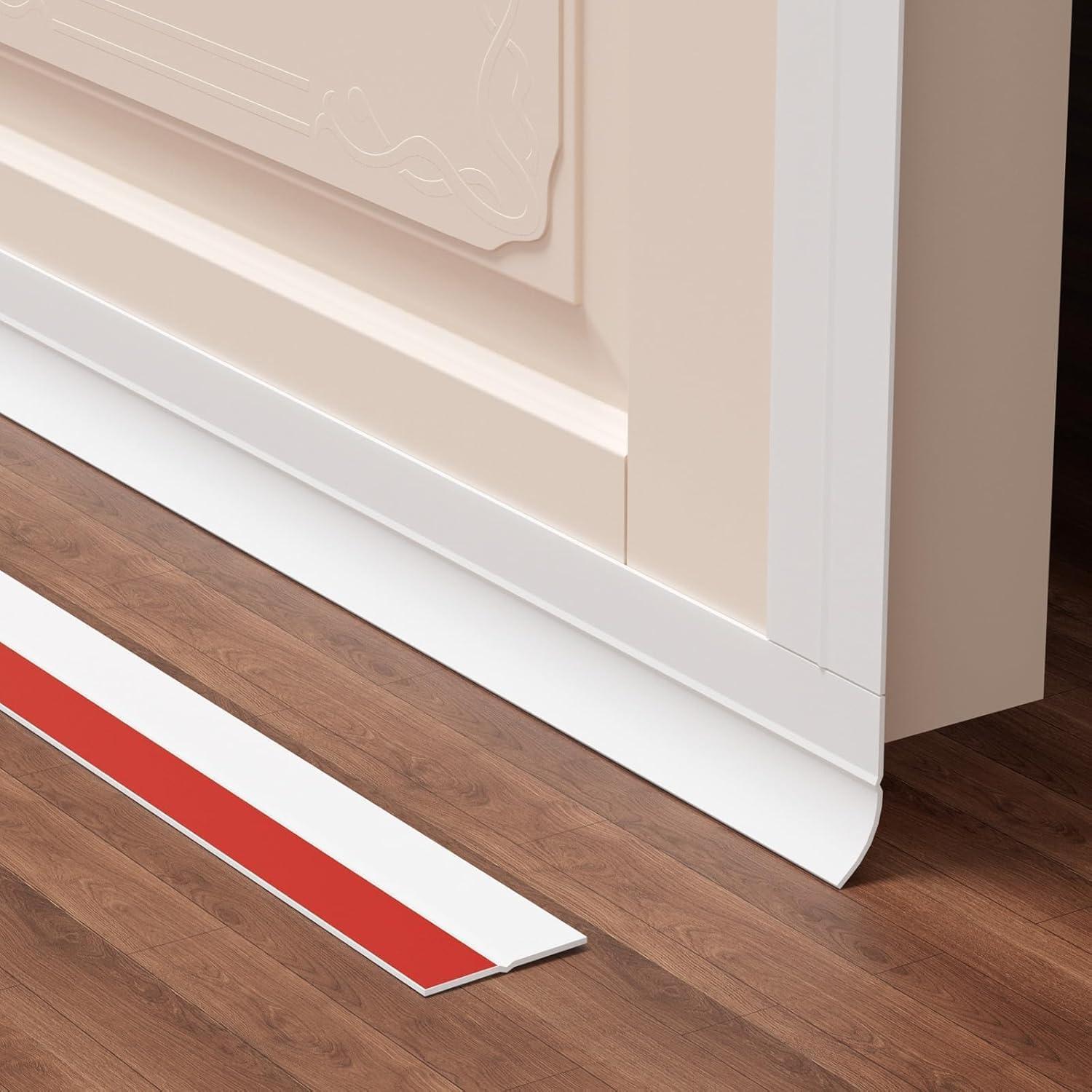 Sello de Puerta con Burlete Ginchain 6.1m Silicona Blanca