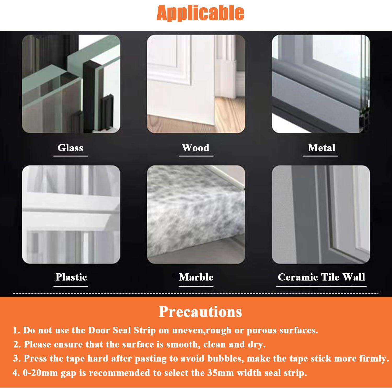 Tira de Sellado de Silicona Dstorelhp 35mm x 5m Transparente