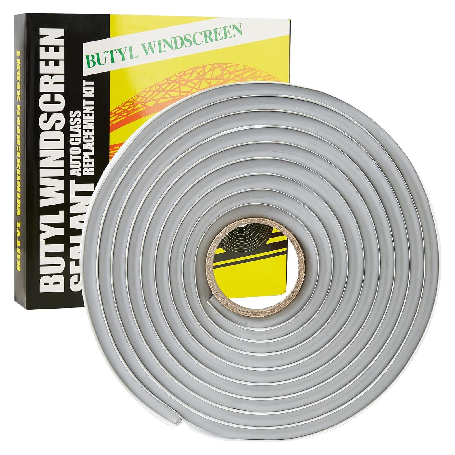 Cinta de Sellado Butílica QIEOTE Gris 3.96m x 0.79cm Impermeable