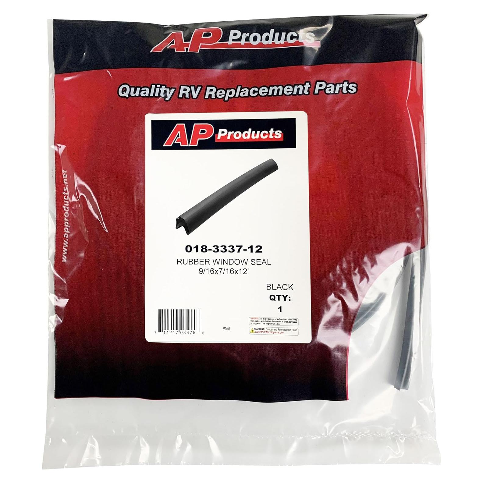 Sello de Ventana de Goma AP Products 018-3337-12 3.66 m