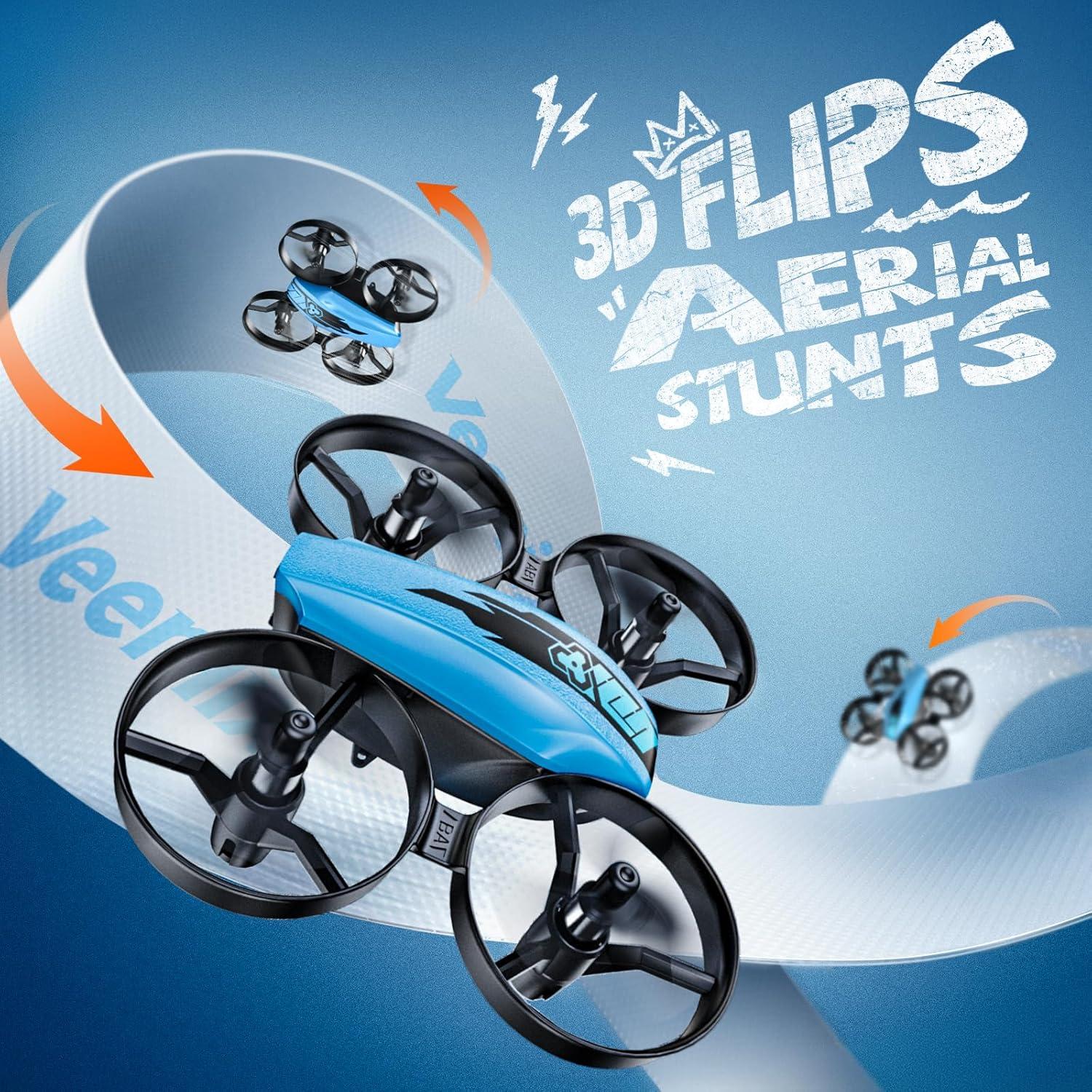 Dron Mini V995 Veeniix para Niños - Cuadricóptero RC 3D