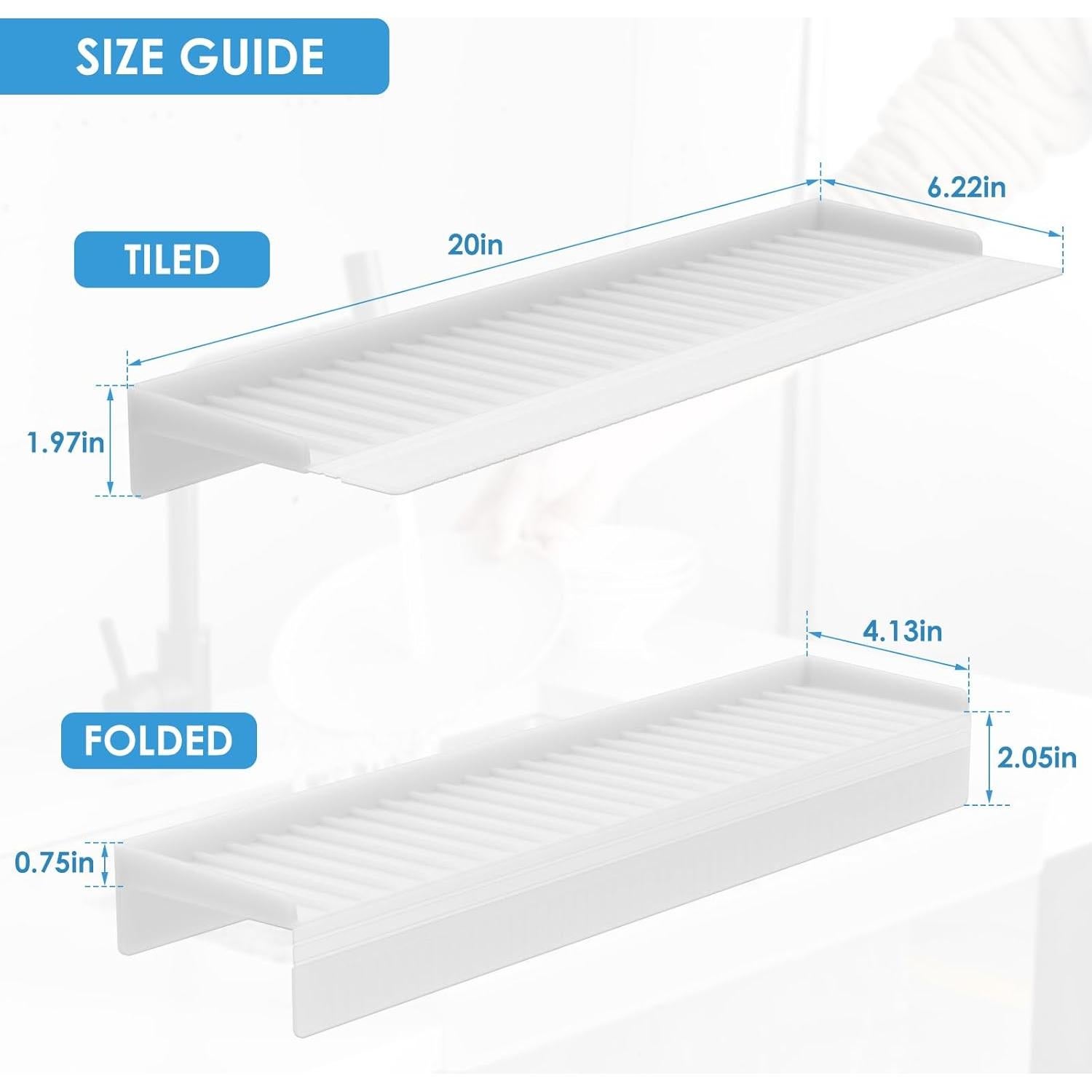 Protector de Borde de Silicona XULRKOS 50.8x10.5cm Transparente