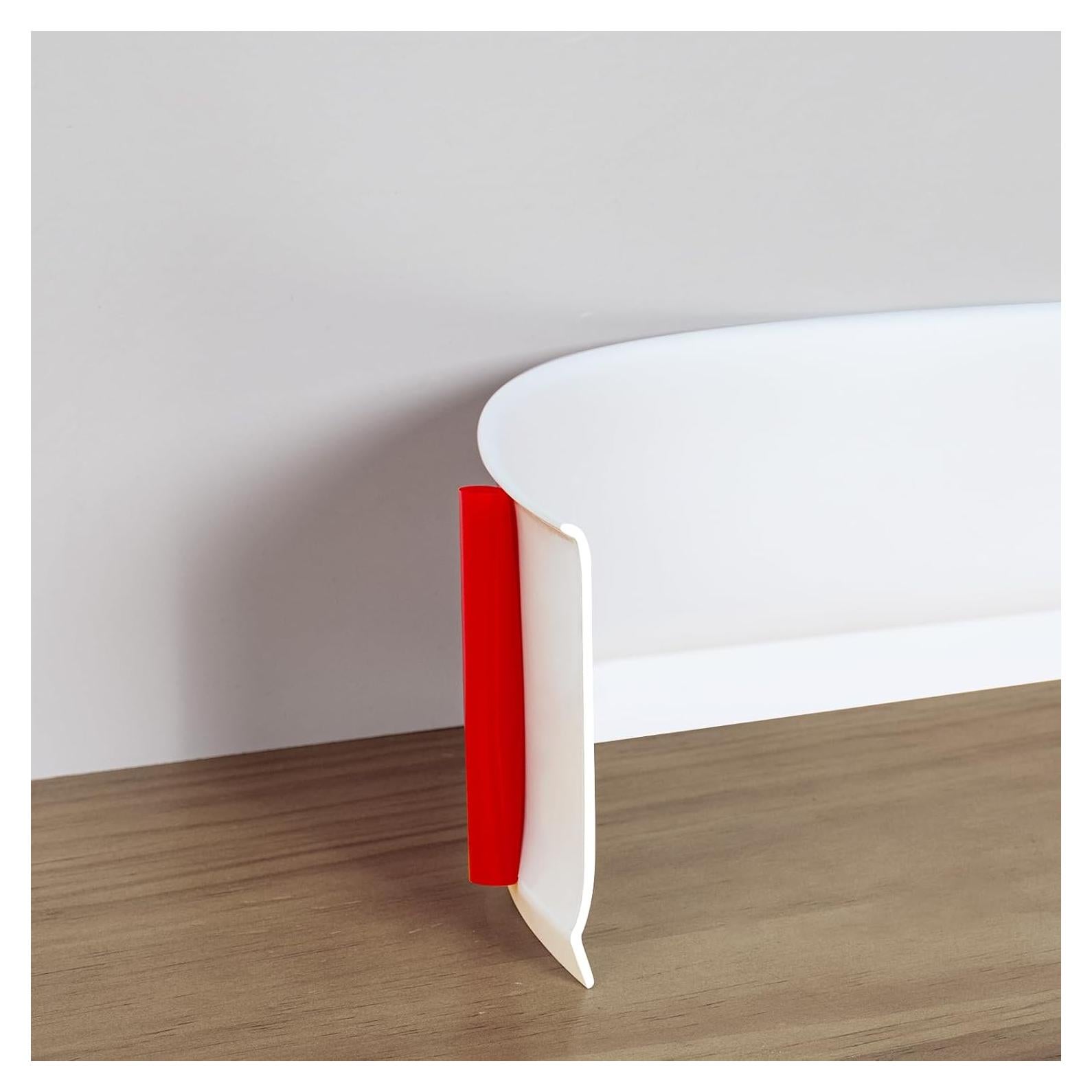 Moldura de Zócalo Flexible Muzata 10 cm x 6.1 m Vinilo Blanco