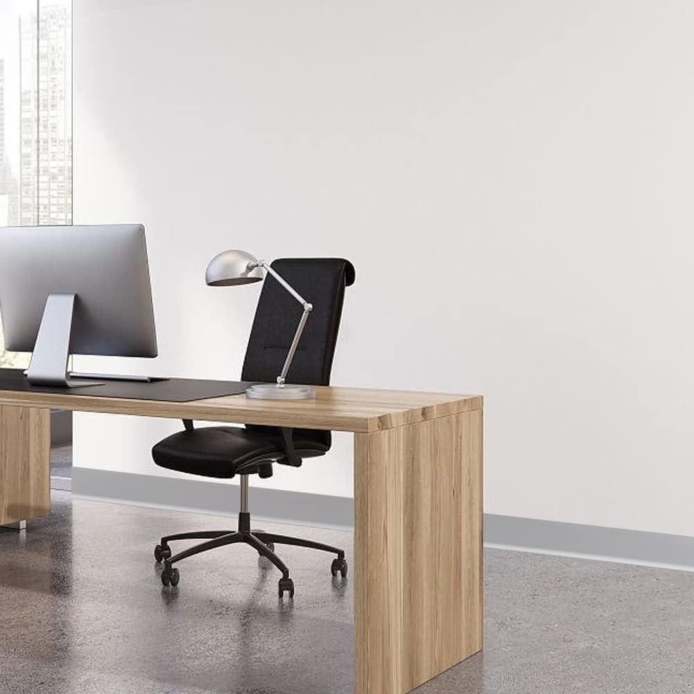 Moldura de Zócalo Flexible Autoadhesiva LSGCQ 10cm x 6m Gris