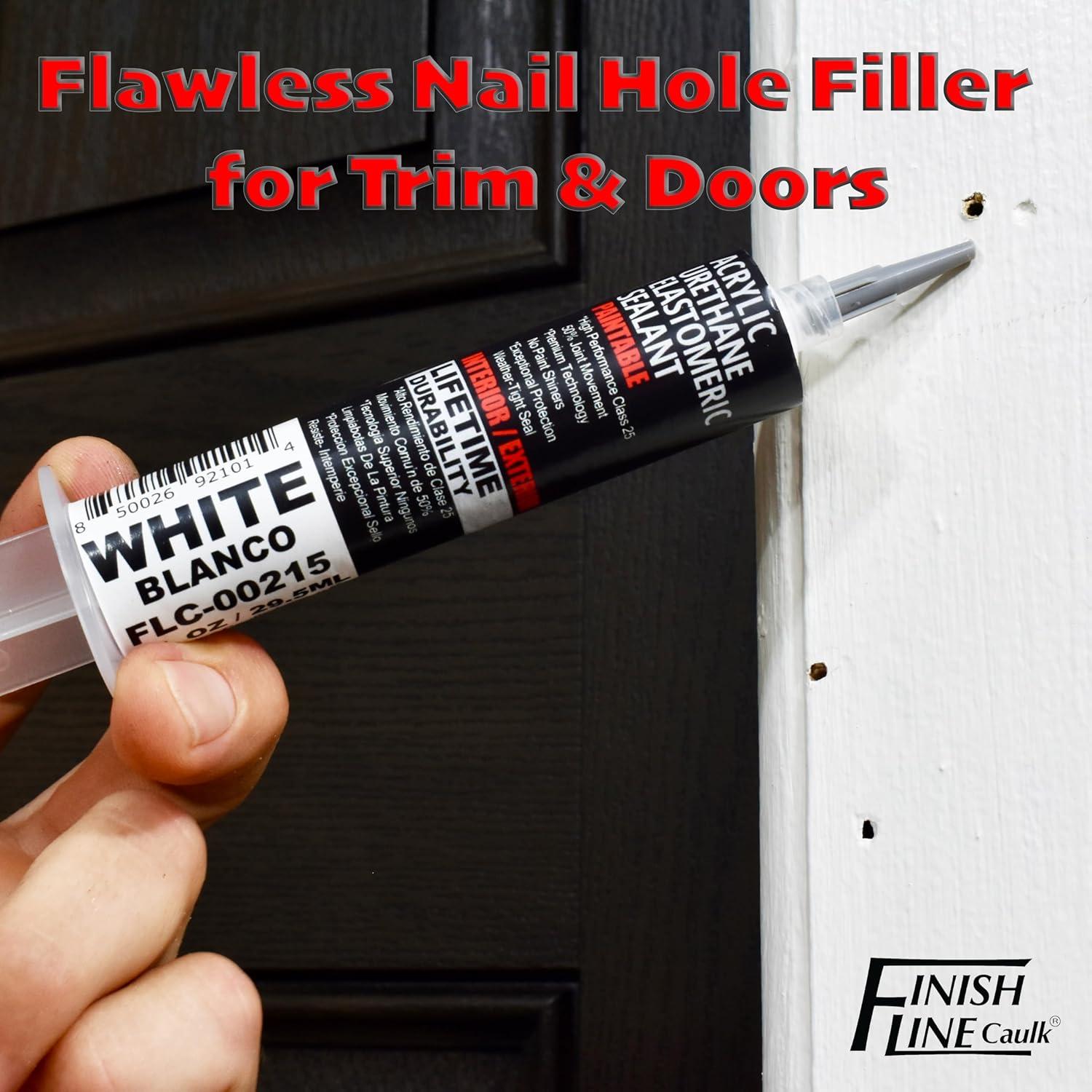 Sellador Elastomérico Uretano Acrílico Finish Line 28.35 g Blanco