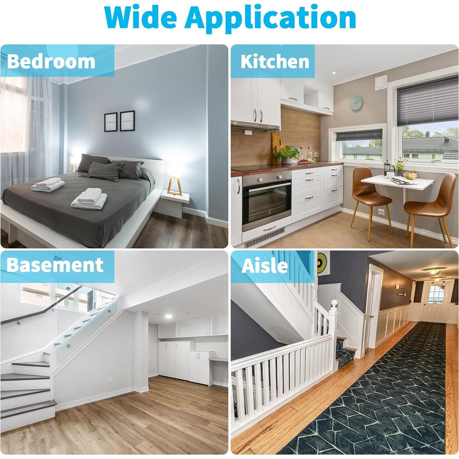 Moldura de Zócalo Flexible Art3d 6.1m Autoadhesiva Negra