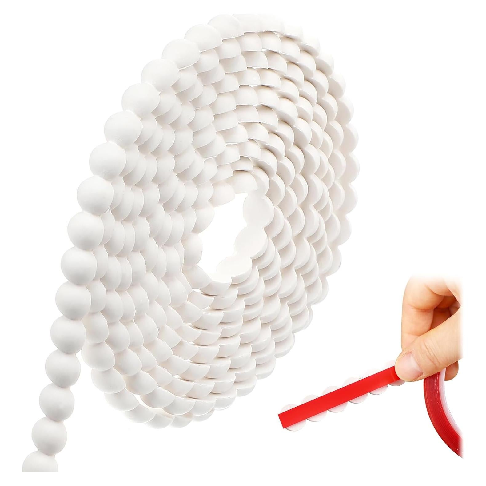 Moldura Flexible Autoadhesiva Leinuosen 3m Blanco 15mm Decorativa