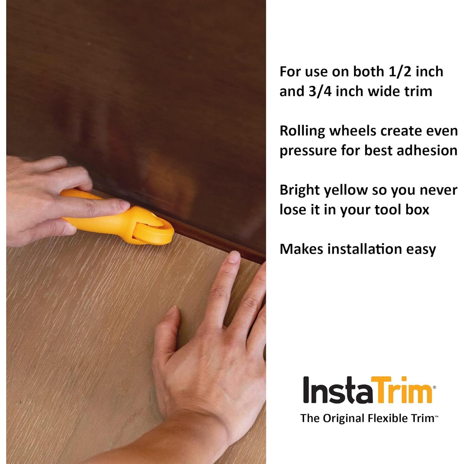 Kit de Moldura Flexible InstaTrim 1/2" x 6m Marrón - Calafateo Rápido