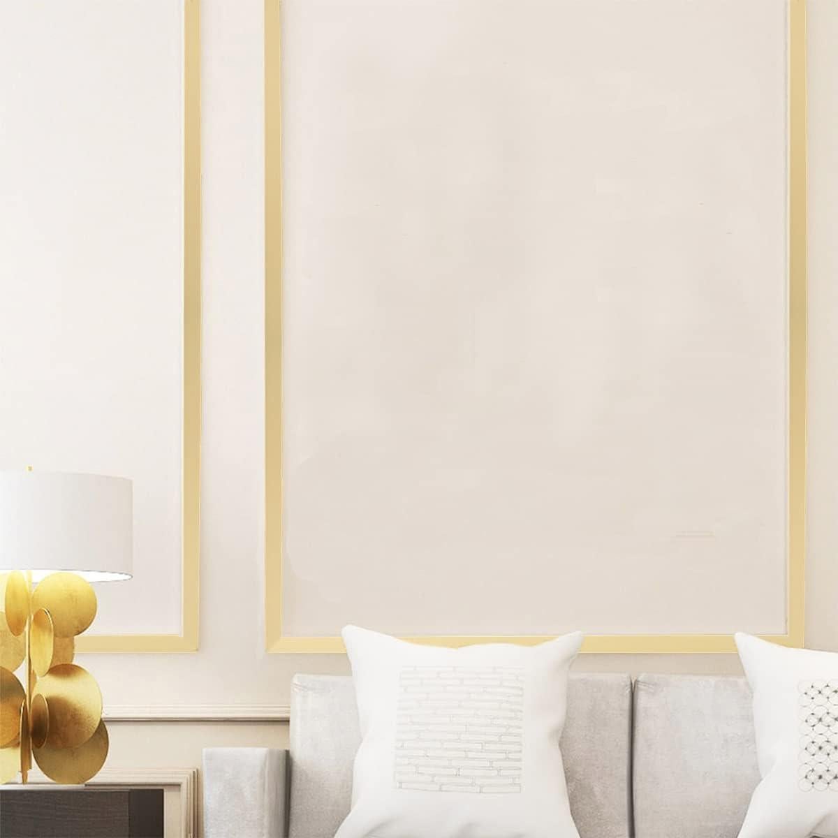 Moldura Flexible Autoadhesiva Gaahing 5m x 1cm Oro Mate