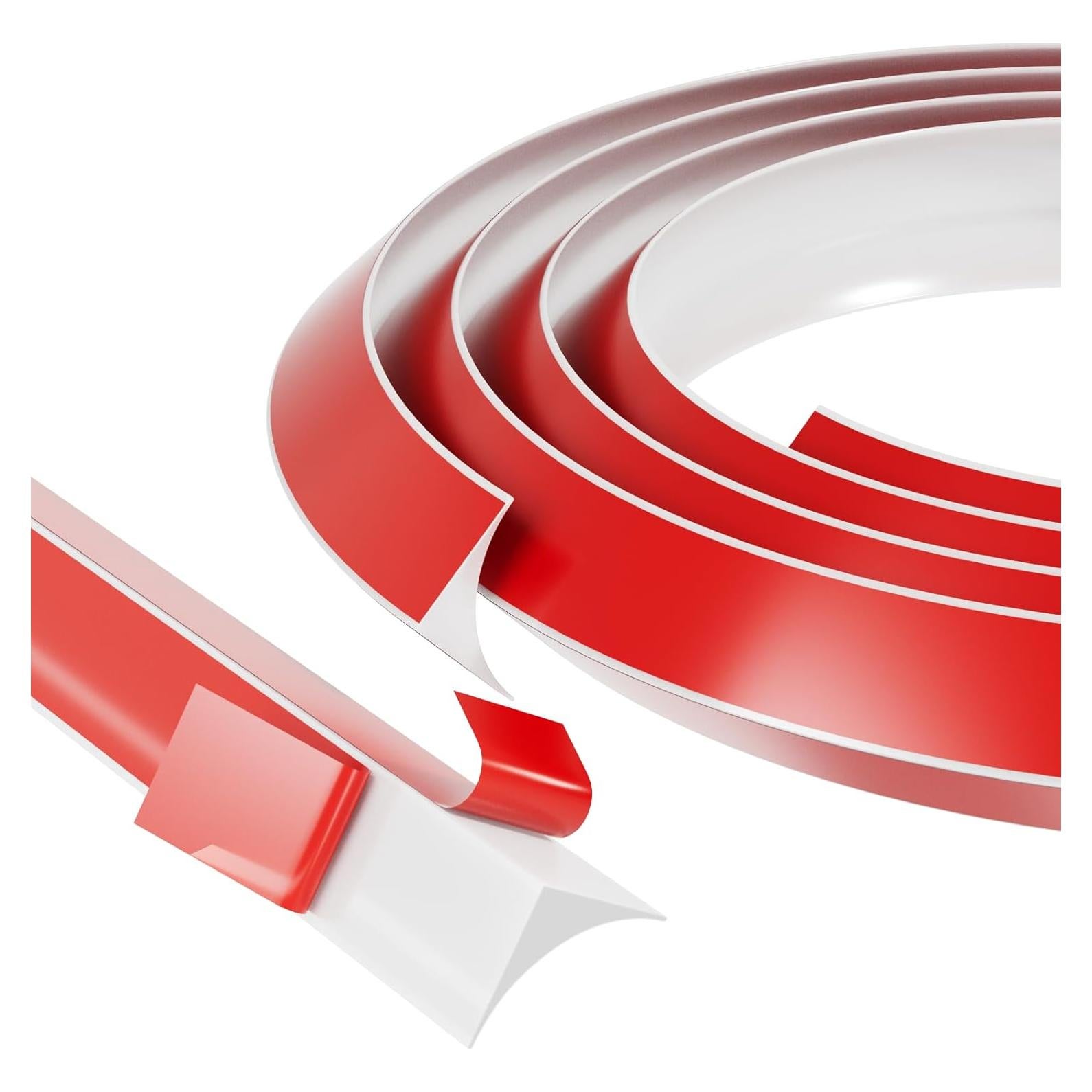 Moldura Flexible de Silicona KAYLEINSTER 12m Blanca Peel and Stick