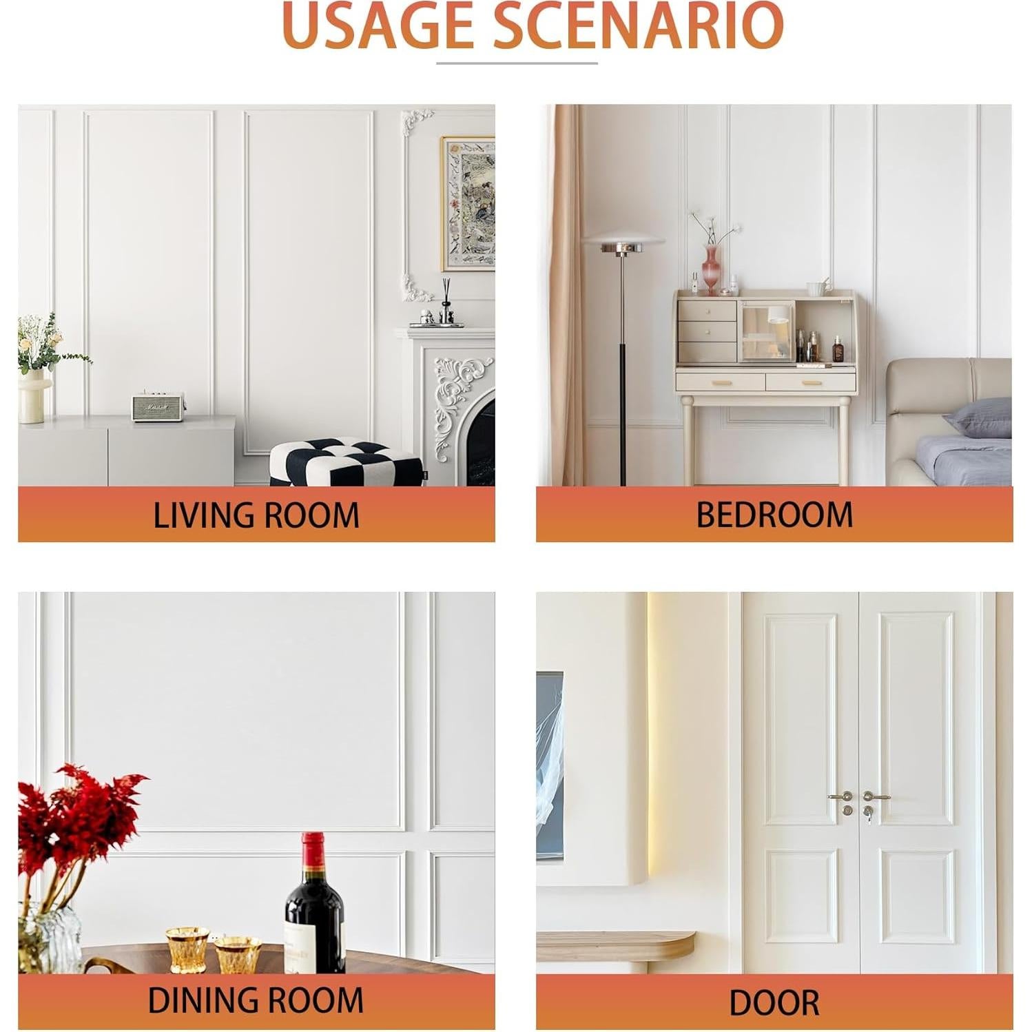 Riel de Silla Autoadhesivo TPE QDYMXUN 299.72 cm x 2.01 cm