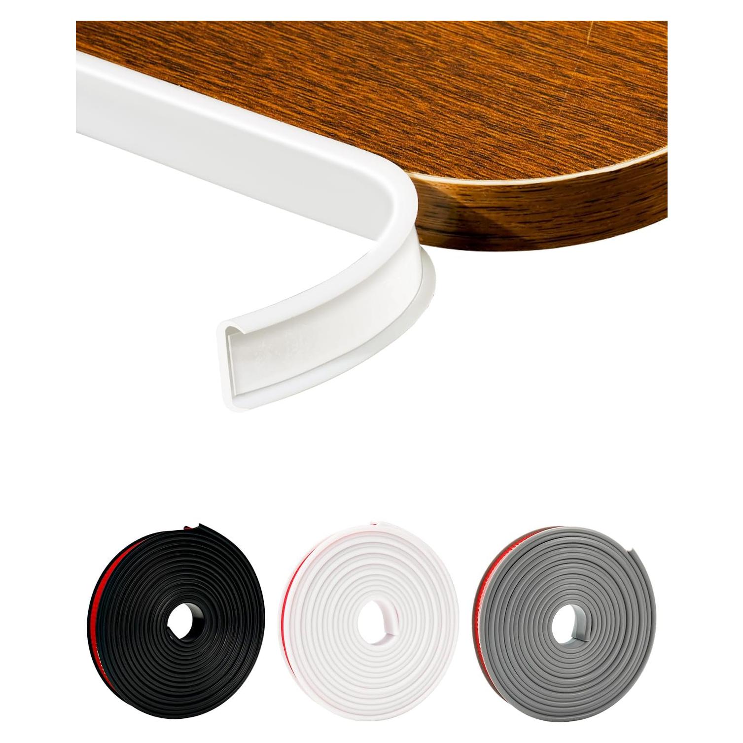 Banda de Bisel Autoadhesiva JSIWOTH 5m Blanco TPE Flexible