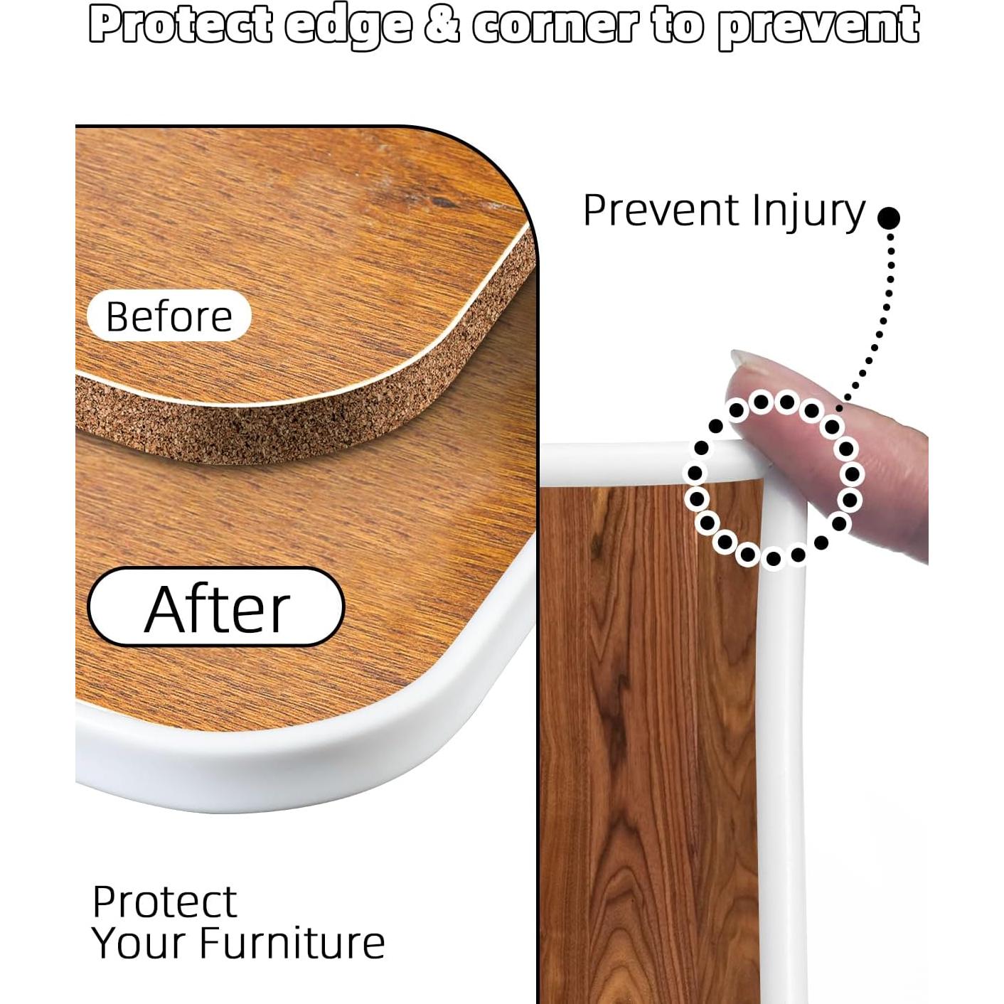 Banda de Bisel Autoadhesiva JSIWOTH 5m Blanco TPE Flexible