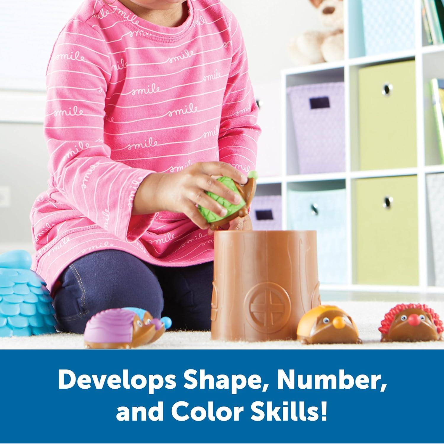 Spike el Erizo Learning Resources Casa del Árbol Sensorial 7 Piezas